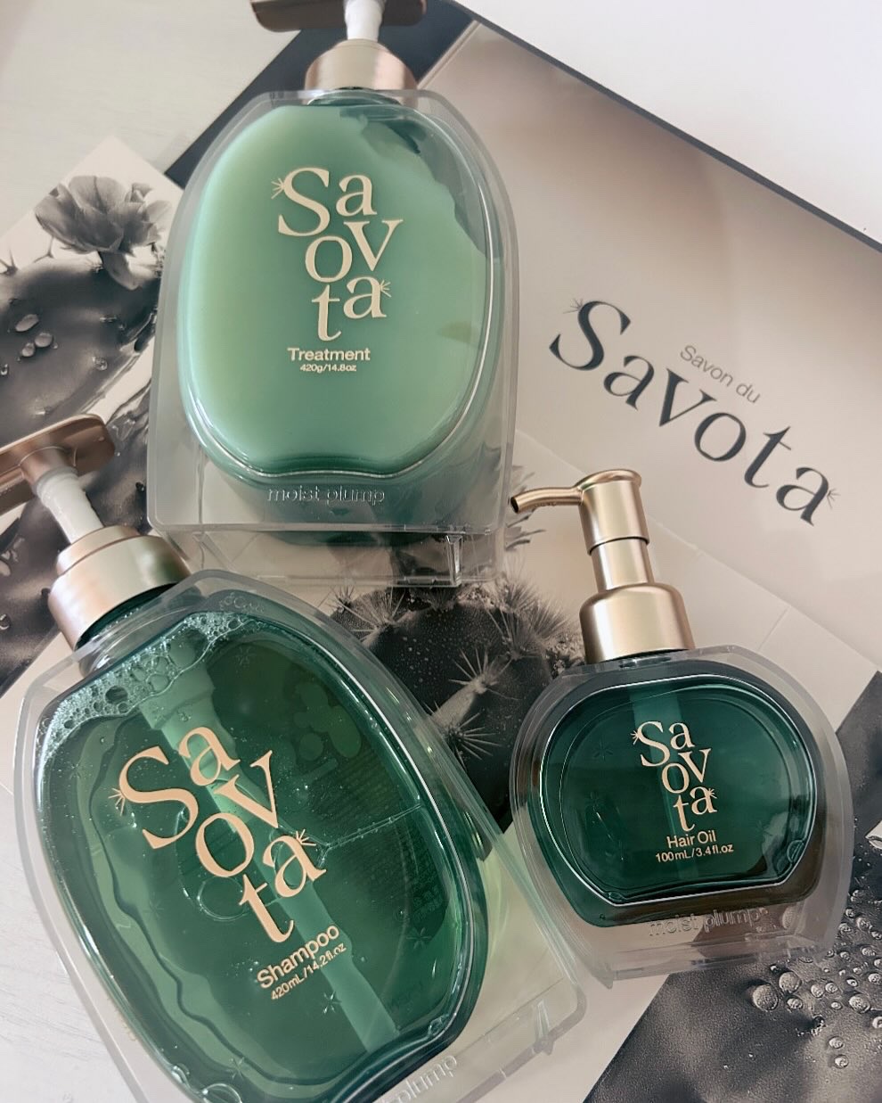 サボンドサボタ　モイストプランプシャンプー/ヘアトリートメント/Savon du Savota/シャンプー・コンディショナーを使ったクチコミ（1枚目）