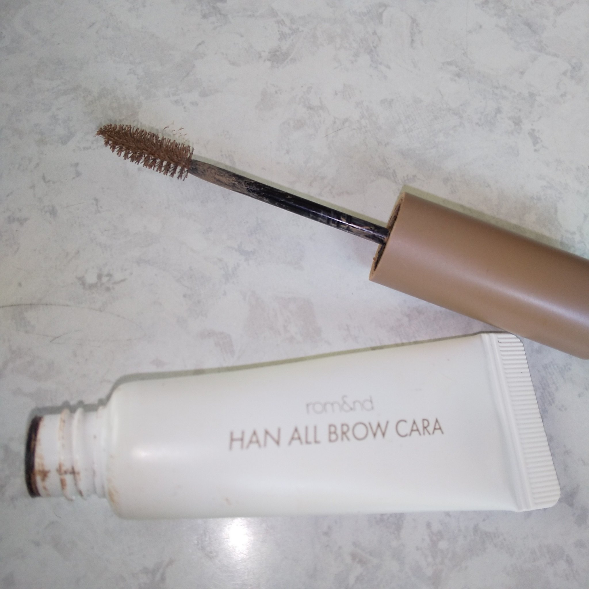 ハンオールブロウカラ/rom&nd/眉マスカラを使ったクチコミ（2枚目）