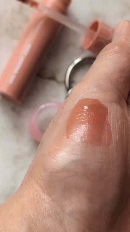 ジューシーラスティングティント/rom&nd/リップティントを使ったクチコミ(4枚目)