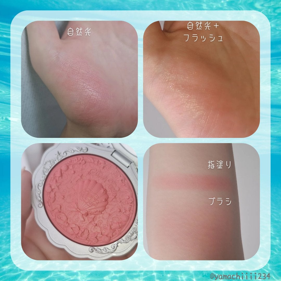 シェルズジュエルコレクション サテンチーク/FlowerKnows/パウダーチークを使ったクチコミ(3枚目)