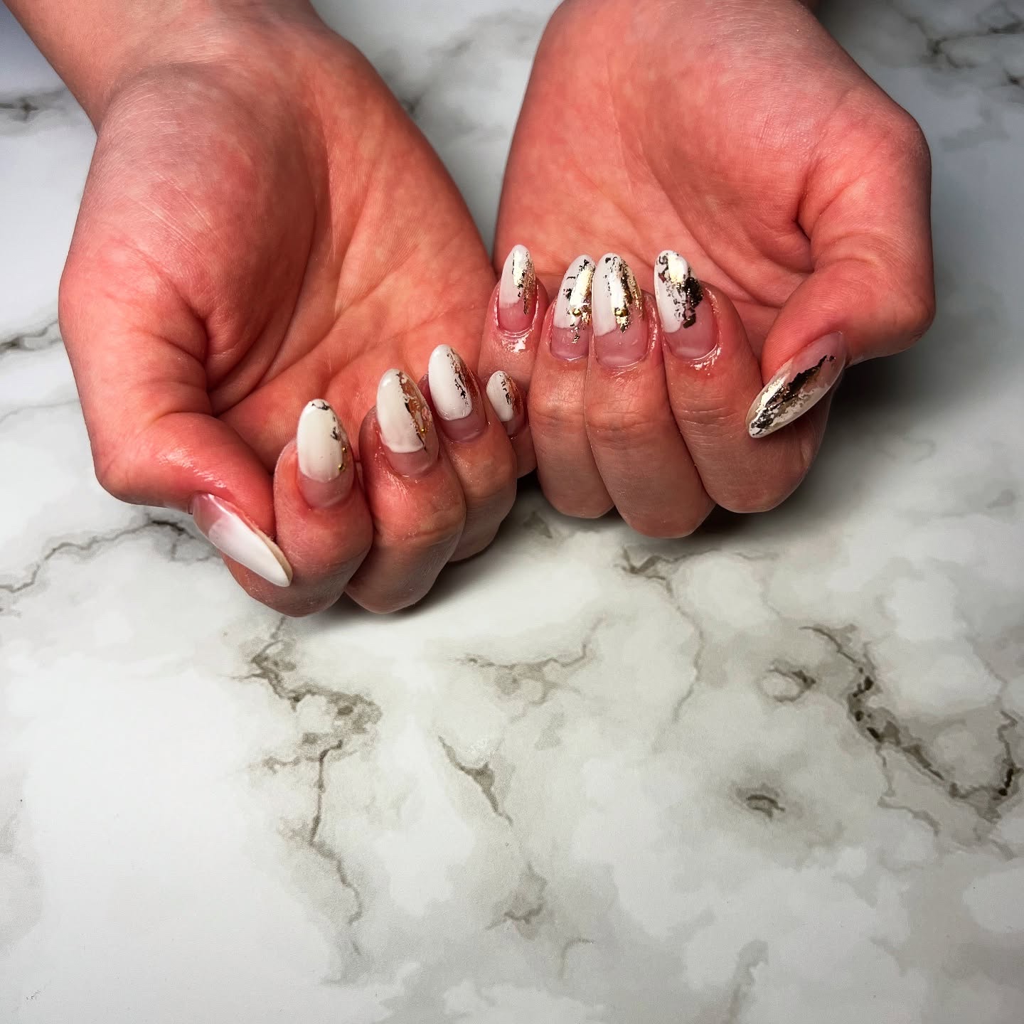 #ネイル,#ニュアンスネイル,#ジェルネイル,#ギャルネイル,#ネイル,#城陽ネイルのネイルデザイン