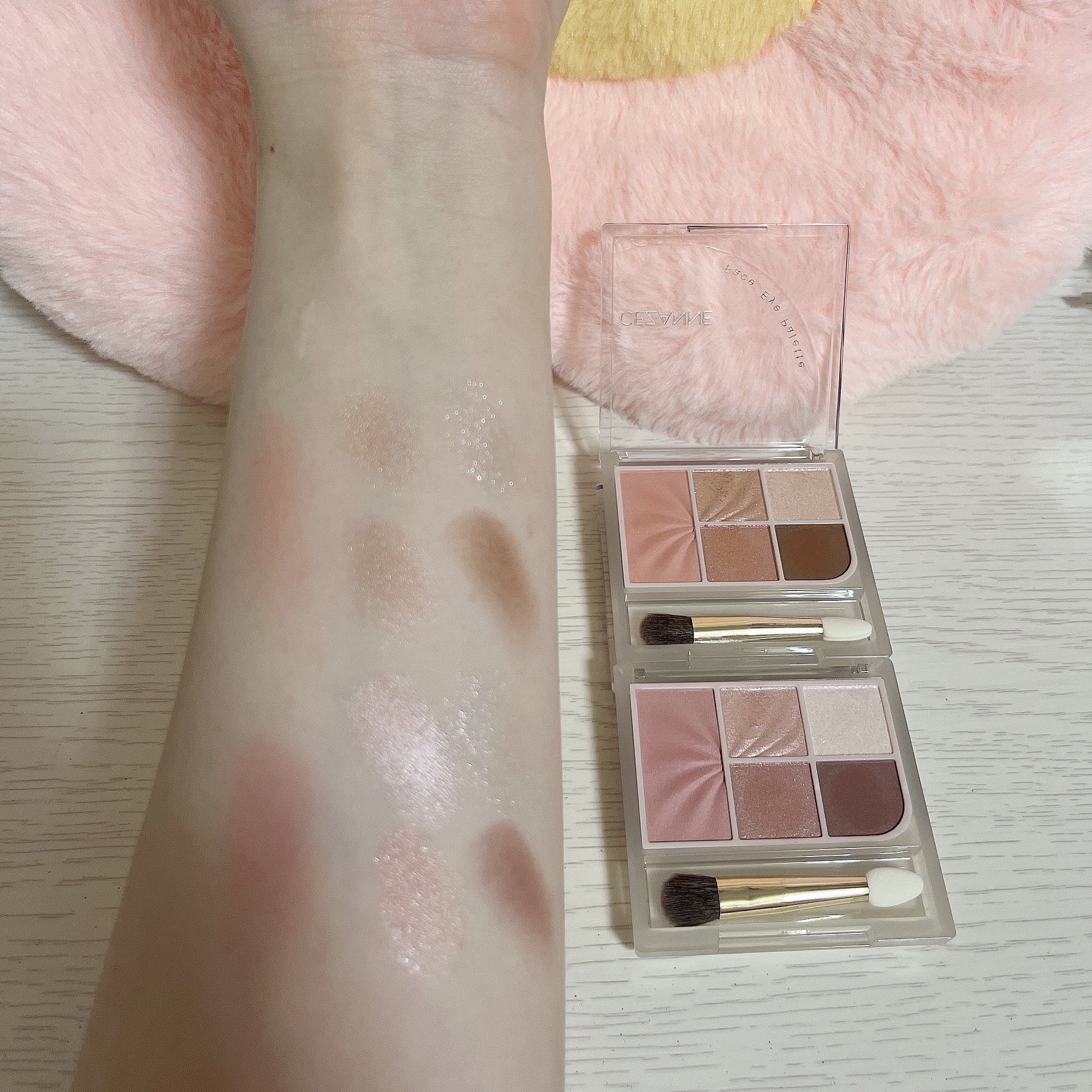 フェイスアイパレット/CEZANNE/アイシャドウを使ったクチコミ（3枚目）