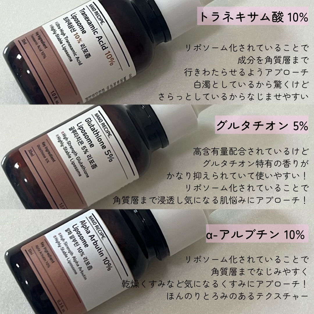 サーモンPDRN/NANO RECIPE./美容液を使ったクチコミ（2枚目）