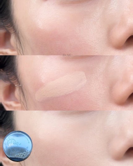 ビーベルベットカバークッション/espoir/クッションファンデーションを使ったクチコミ(4枚目)