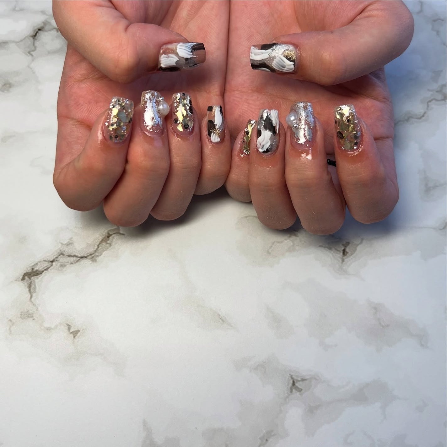 cst on LIPS 「親子リンクネイル〜👩❤️👩🧬❣️menu…☑︎デザイン自由..」(3枚目)