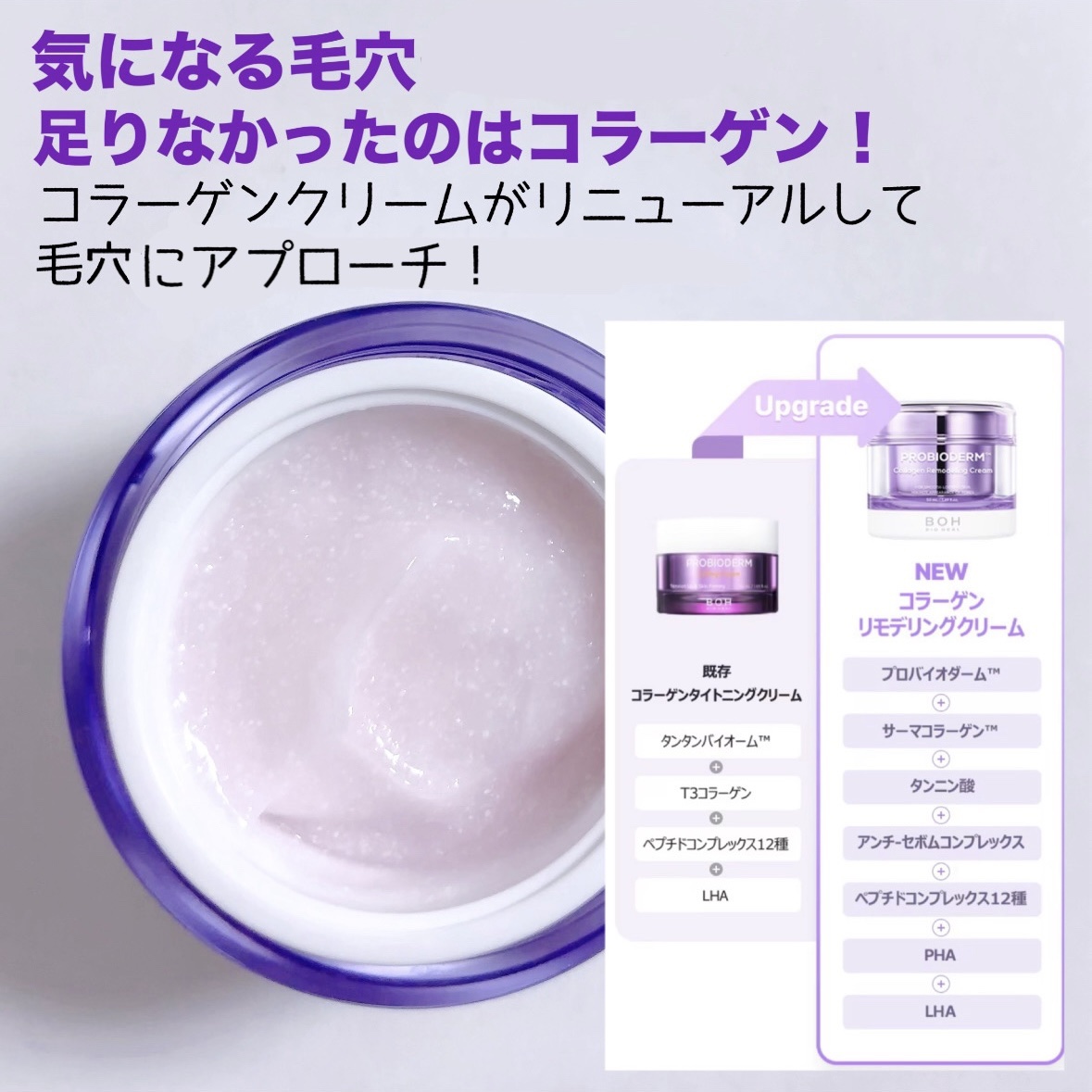 プロバイオダーム コラーゲン リモデリングクリーム/BIOHEAL BOH/フェイスクリームを使ったクチコミ（3枚目）