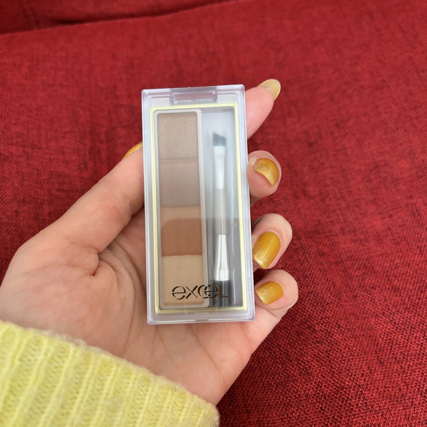 カラーエディットパウダーブロウ/excel/パウダーアイブロウを使ったクチコミ(2枚目)