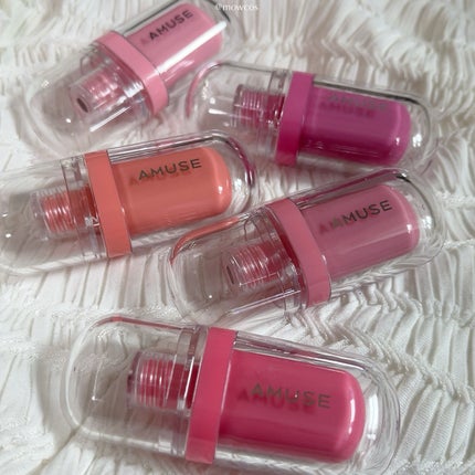 ジェルフィットティント/AMUSE/リップティントを使ったクチコミ(2枚目)