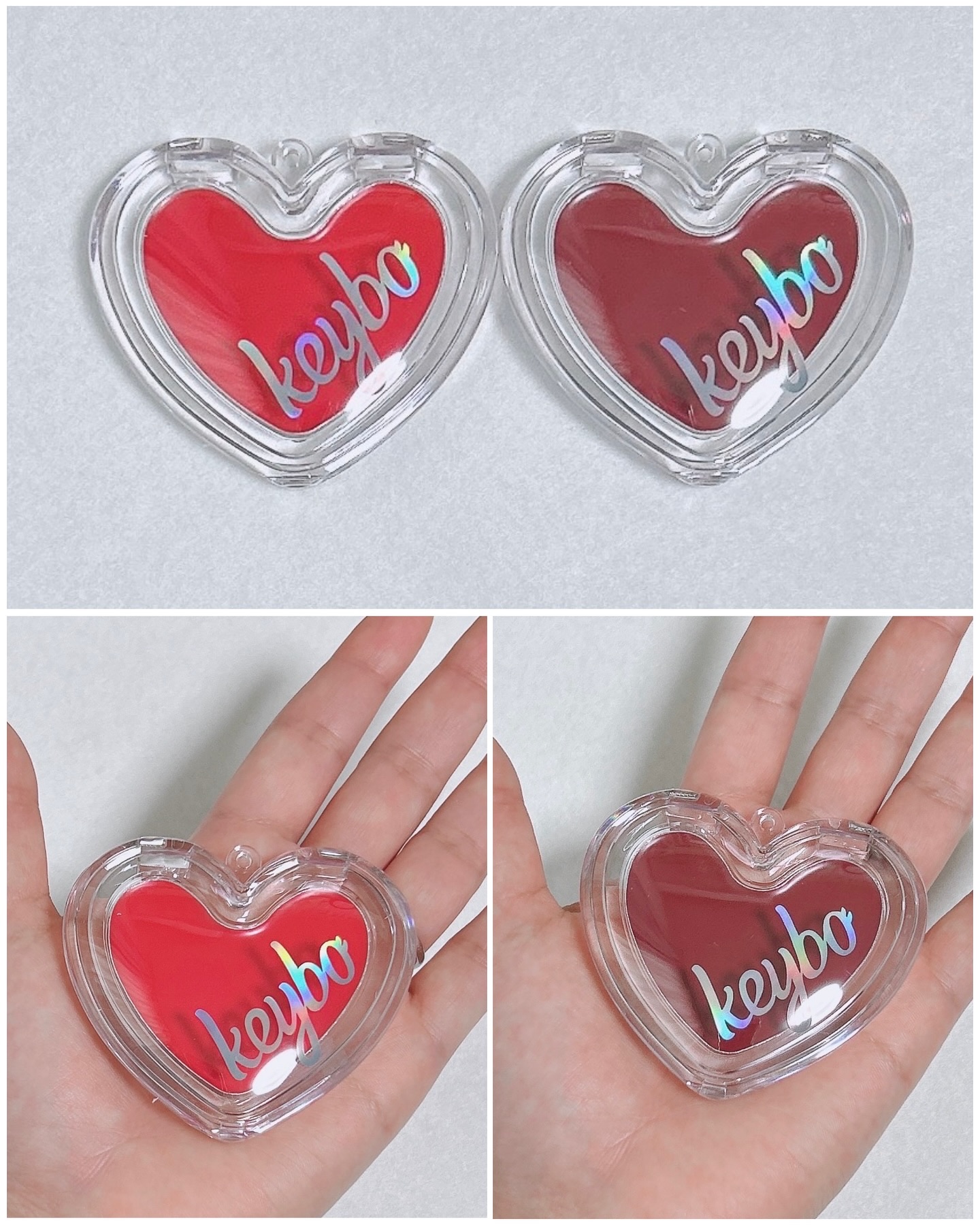ハートキーリング リップ＆チーク/keybo/口紅を使ったクチコミ（2枚目）