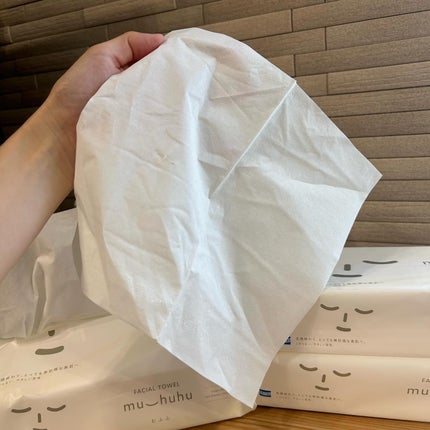 フェイシャルタオル むふふ/eminas/その他スキンケアグッズを使ったクチコミ(4枚目)