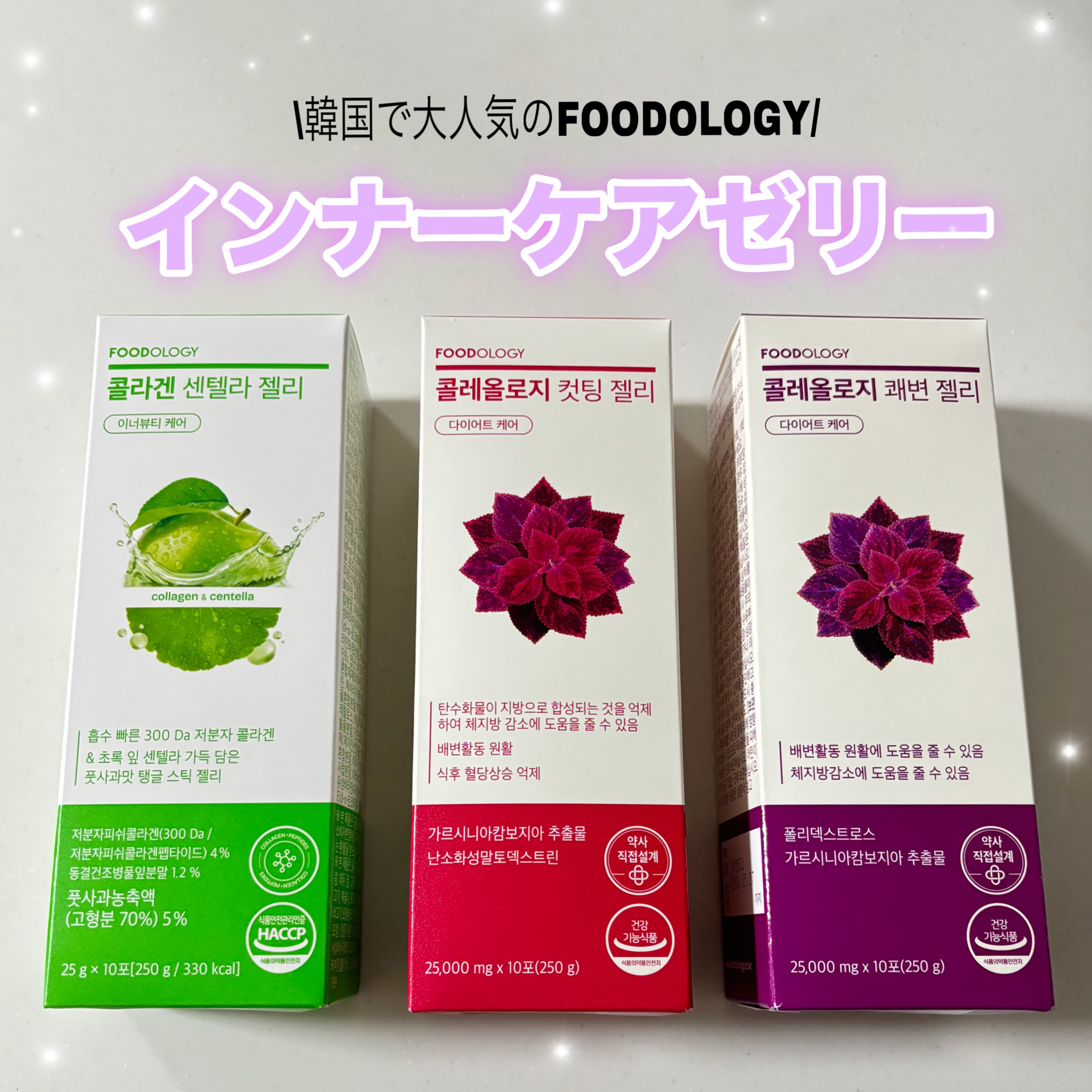 コレオロジー快調ゼリー/FOODOLOGY/健康サプリメントを使ったクチコミ（1枚目）
