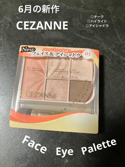 フェイスアイパレット/CEZANNE/アイシャドウを使ったクチコミ(1枚目)