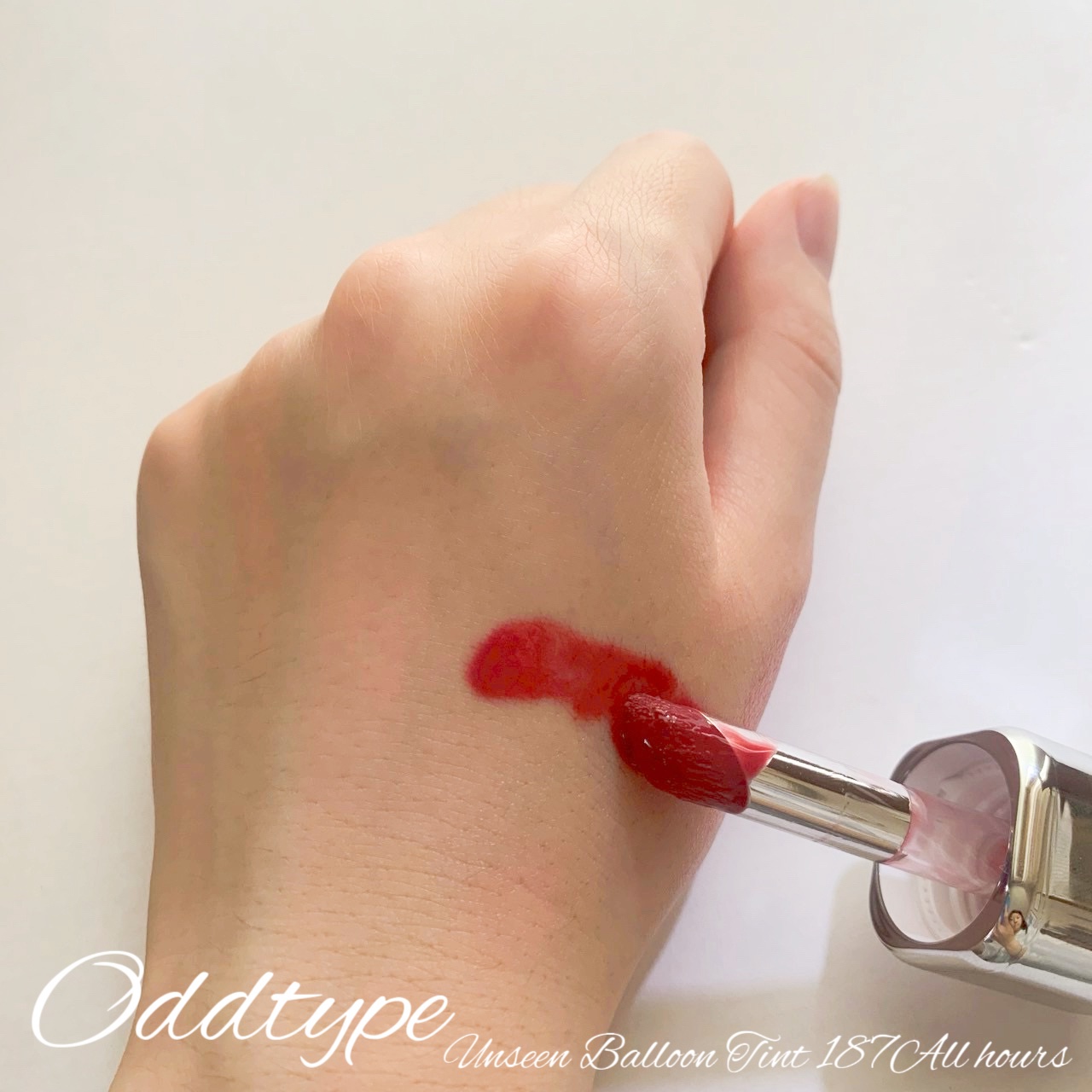 アンシーンバルーンティント/Oddtype/リップティントを使ったクチコミ（3枚目）