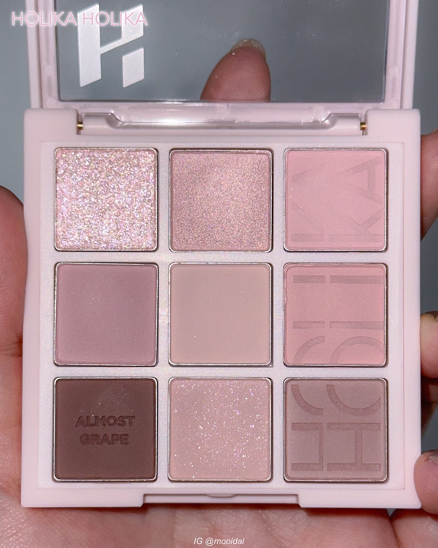 マイフェイブムードアイパレット 9カラー/HOLIKA HOLIKA/アイシャドウパレットを使ったクチコミ（2枚目）