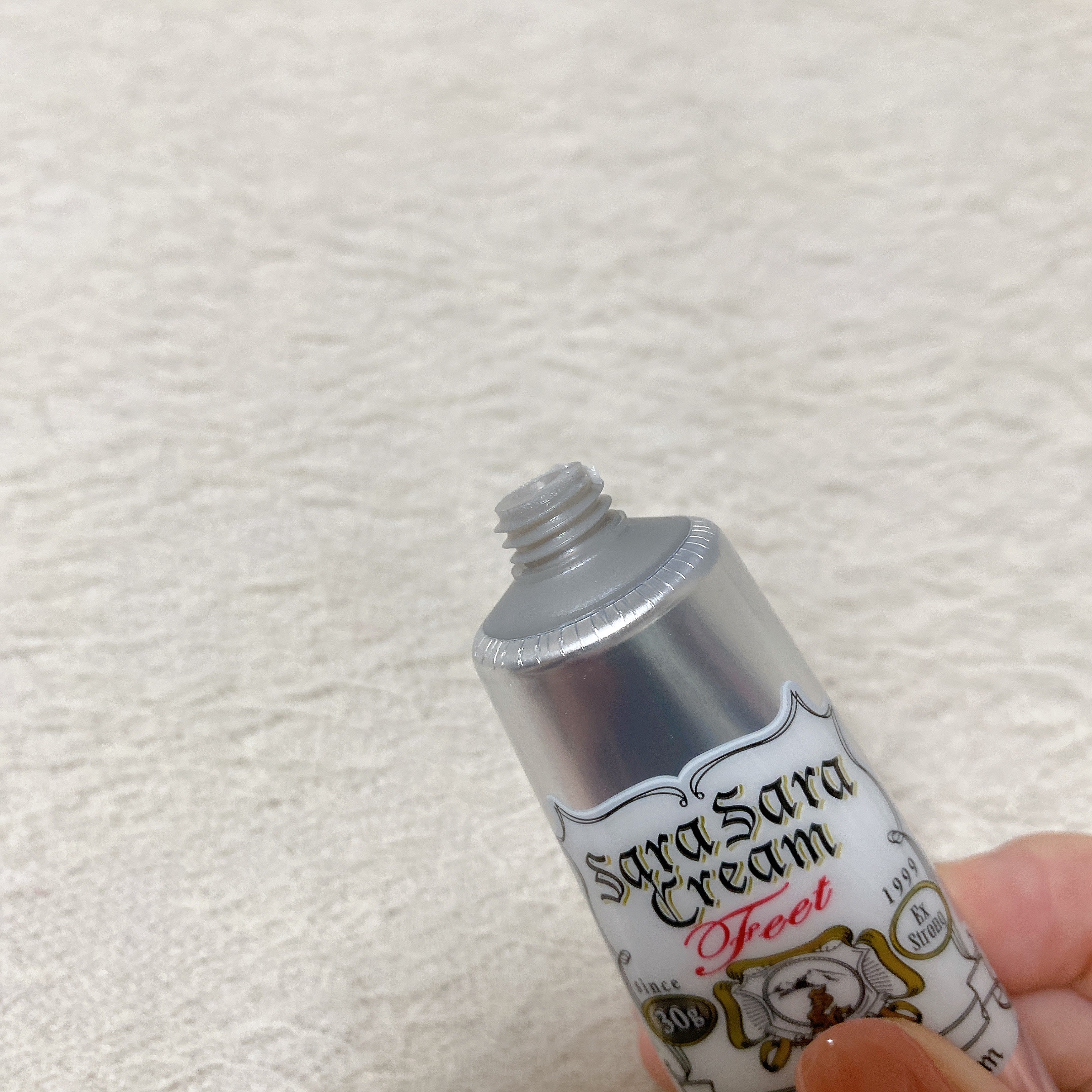 薬用足指さらさらクリーム/デオナチュレ/デオドラント・制汗剤を使ったクチコミ（3枚目）