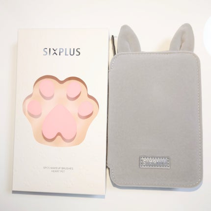 SIXPLUS メイクブラシ5本セット ハートペット/SIXPLUS/メイクブラシを使ったクチコミ(2枚目)
