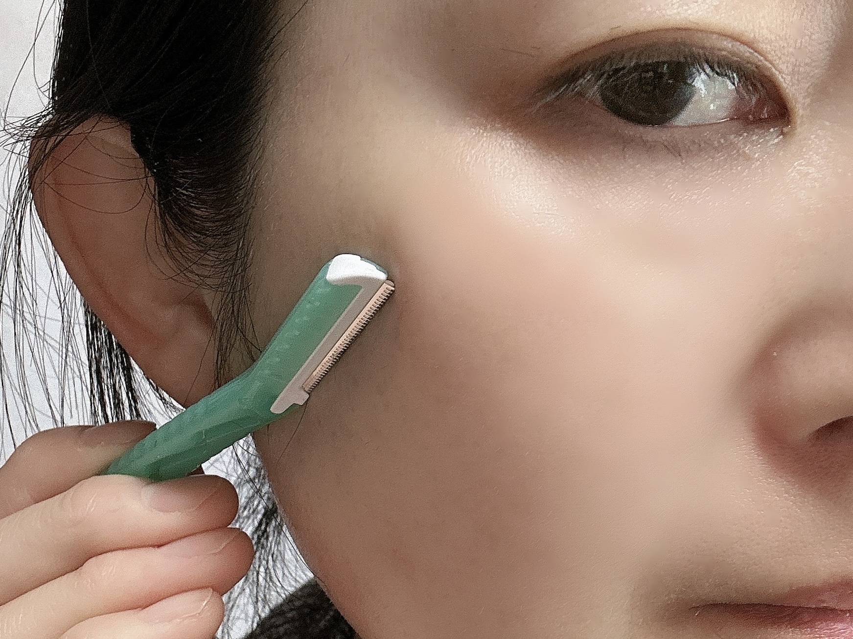 ピアニィ敏感肌 フェイス用 ガード付/ピアニィ/シェーバーを使ったクチコミ（3枚目）