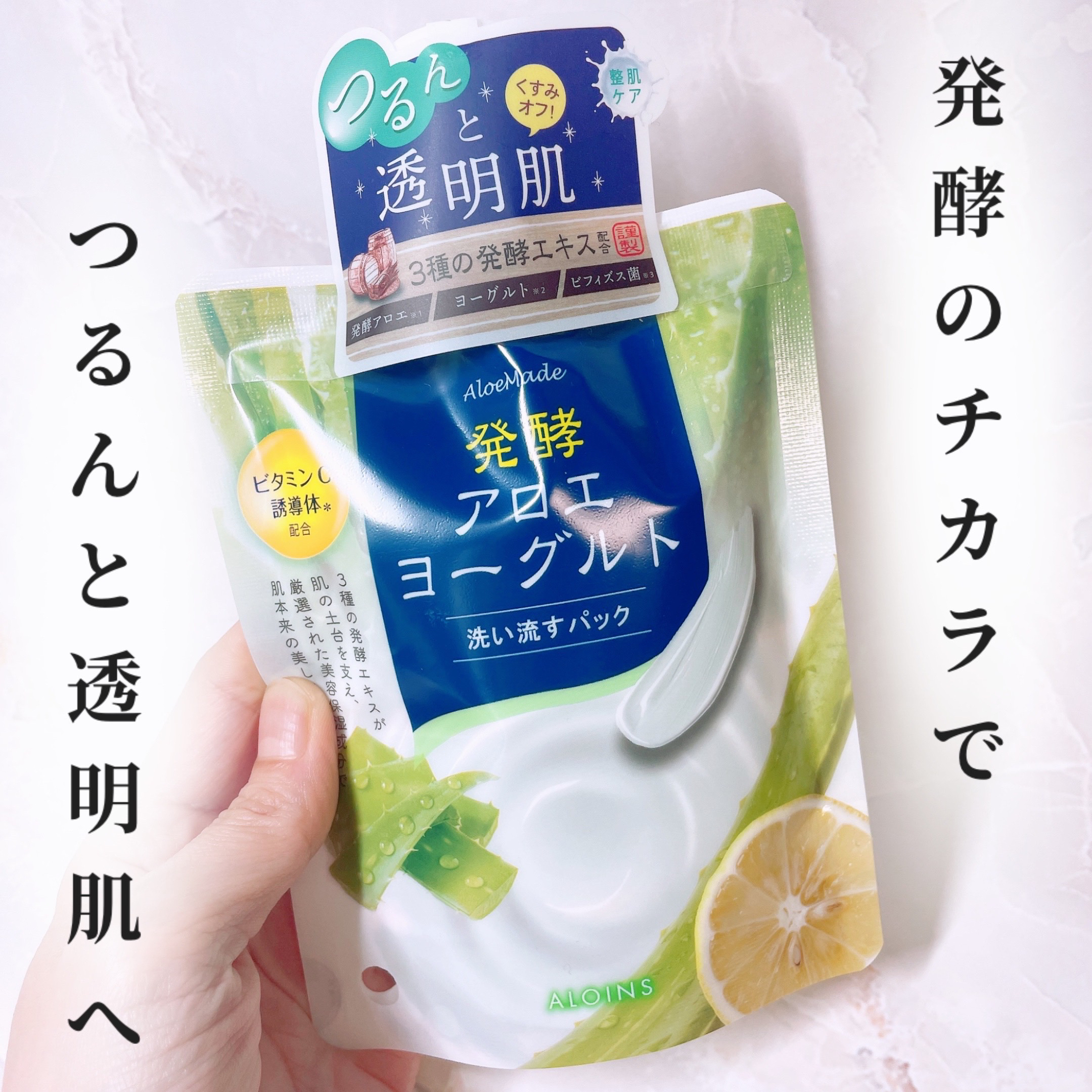 アロエメイド 発酵クリアパックAY 170g/アロエメイド/洗い流すパック・マスクを使ったクチコミ（1枚目）