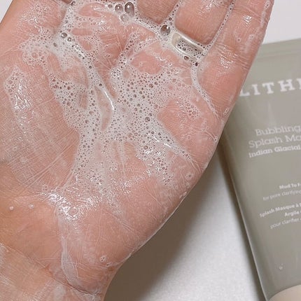 Bubbling Splash Mask Indian Glacial Mud/BLITHE/洗顔フォームを使ったクチコミ(5枚目)