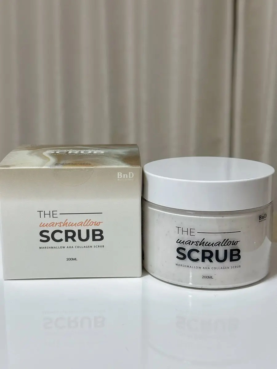 BnD マシュマロ コラーゲン AHA スクラブ /BnD/ボディスクラブを使ったクチコミ（1枚目）