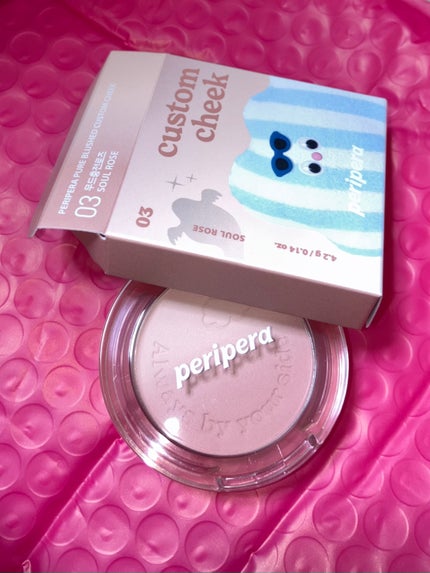 ピュア ブラッシュド カスタム チーク/PERIPERA/パウダーチークを使ったクチコミ(2枚目)