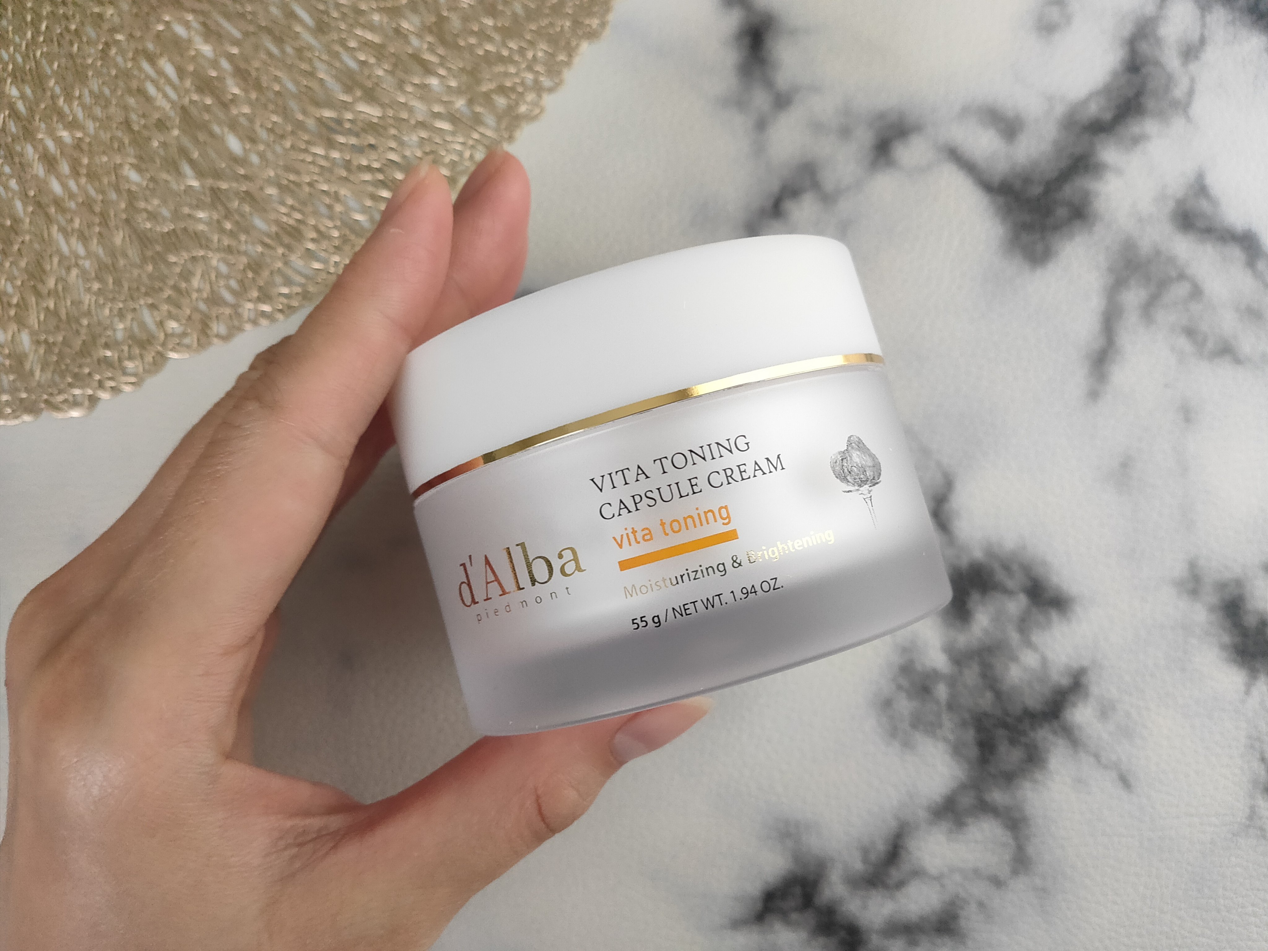 ビタトーニングカプセルクリーム/ダルバ/フェイスクリームを使ったクチコミ（2枚目）