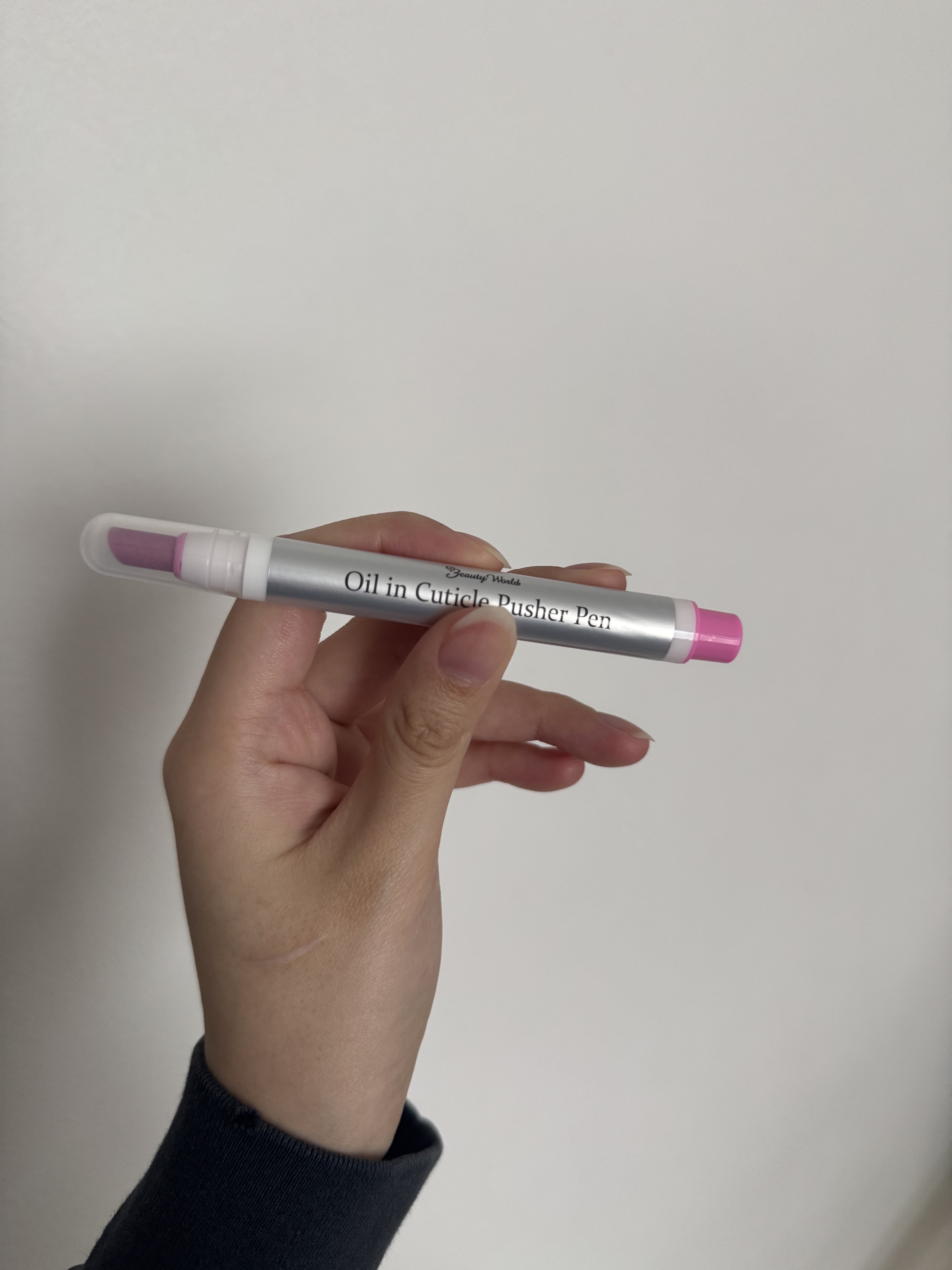 オイルインキューティクルプッシャーペン/ビューティーワールド/ネイル用品を使ったクチコミ（1枚目）