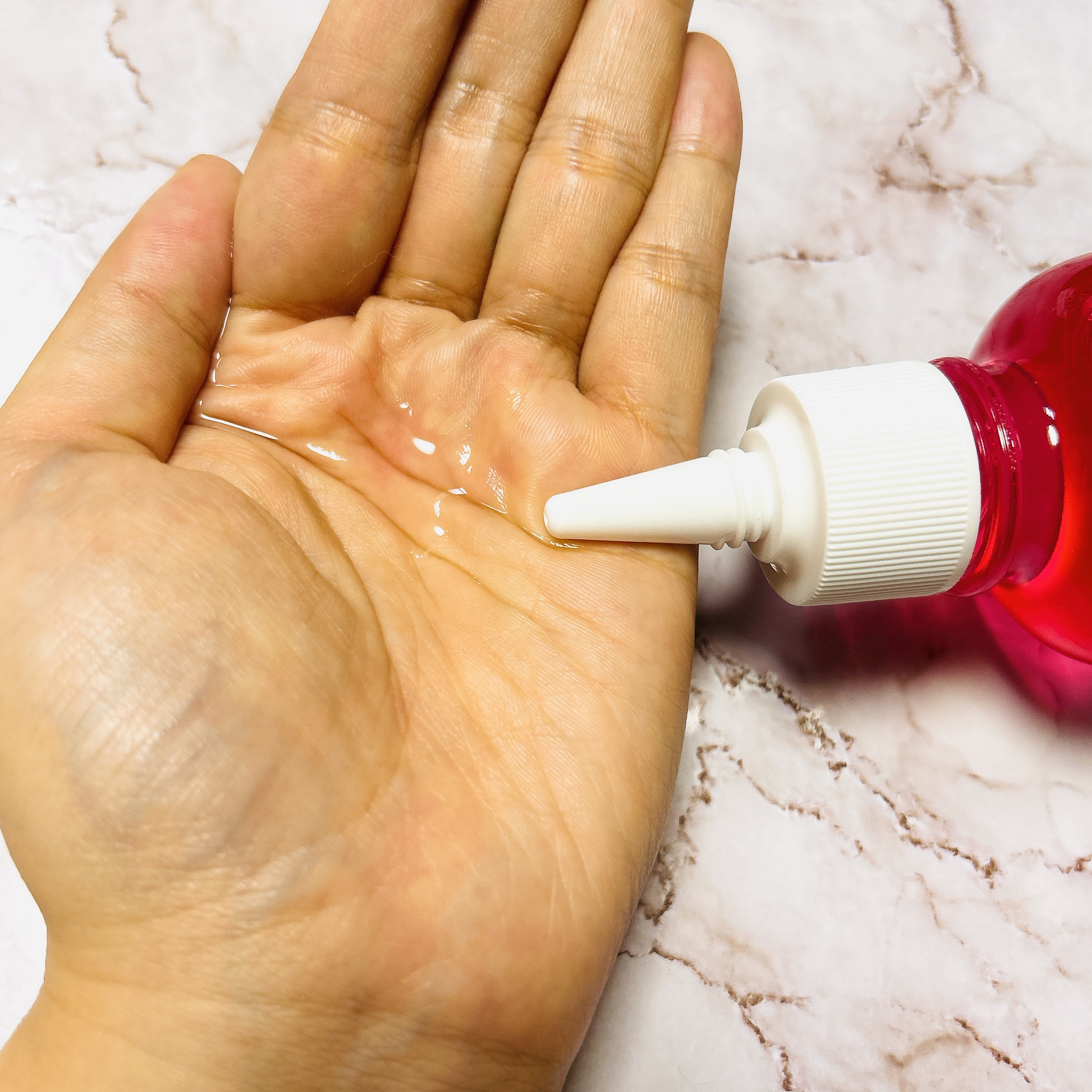 ダーマアンサーピンクトーニングトナー/CNP Laboratory/化粧水を使ったクチコミ（2枚目）