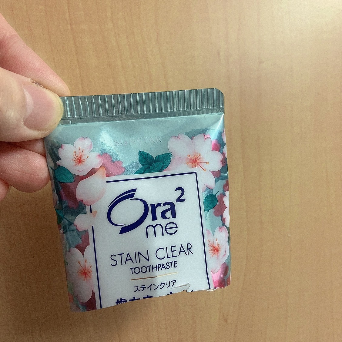 オーラツーミー ステインクリア さくらふわりミント/オーラツー/歯磨き粉を使ったクチコミ（1枚目）