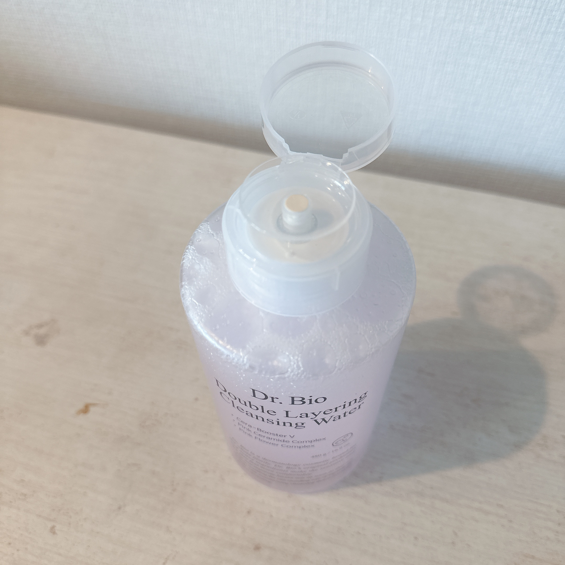 ダブルレイヤリングクレンジングウォーター/Dr.Bio/クレンジングウォーターを使ったクチコミ（3枚目）