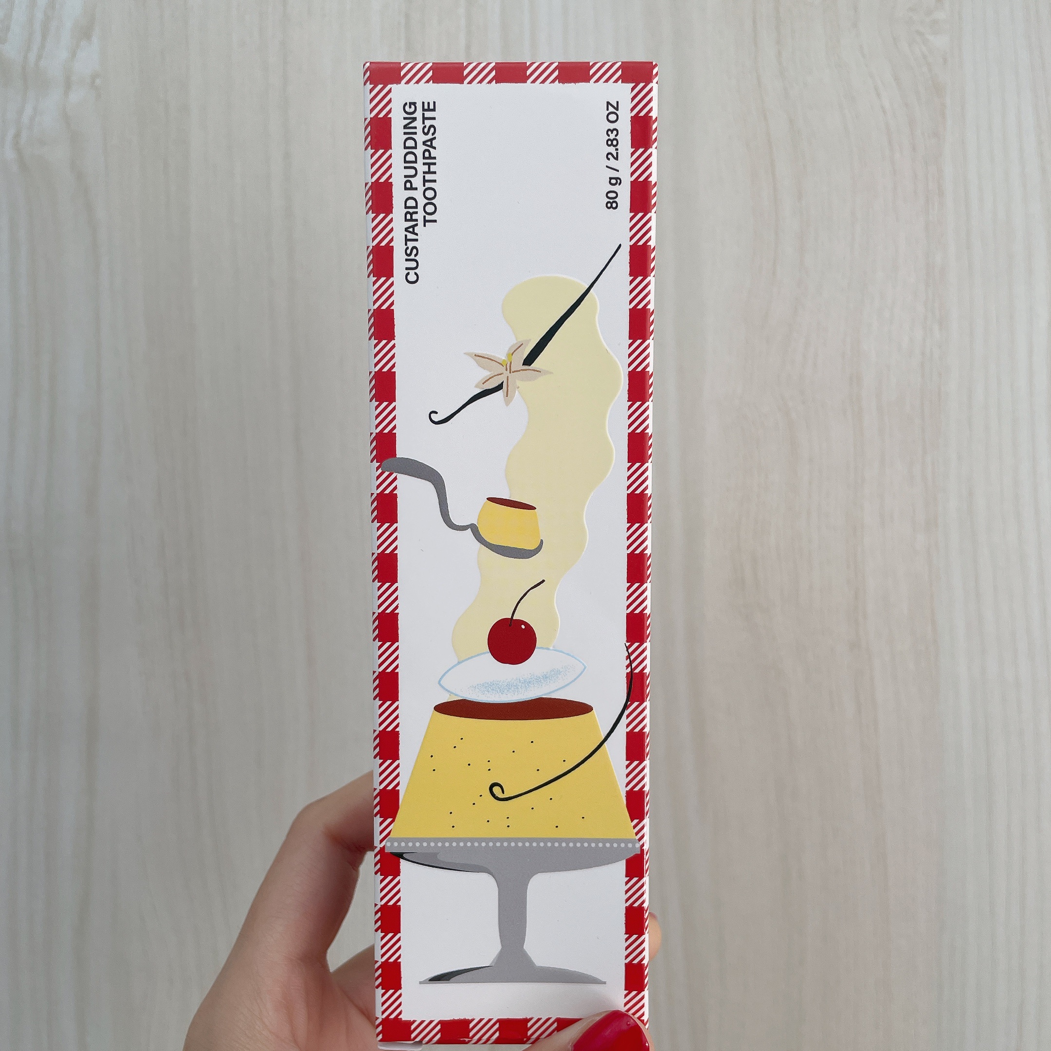 TOOSTY トゥースペーストのクチコミ「【TOOSTY トゥースペースト】
内容量:80g

✮カスタードプリン

しばらくお世話にな.....」（2枚目）