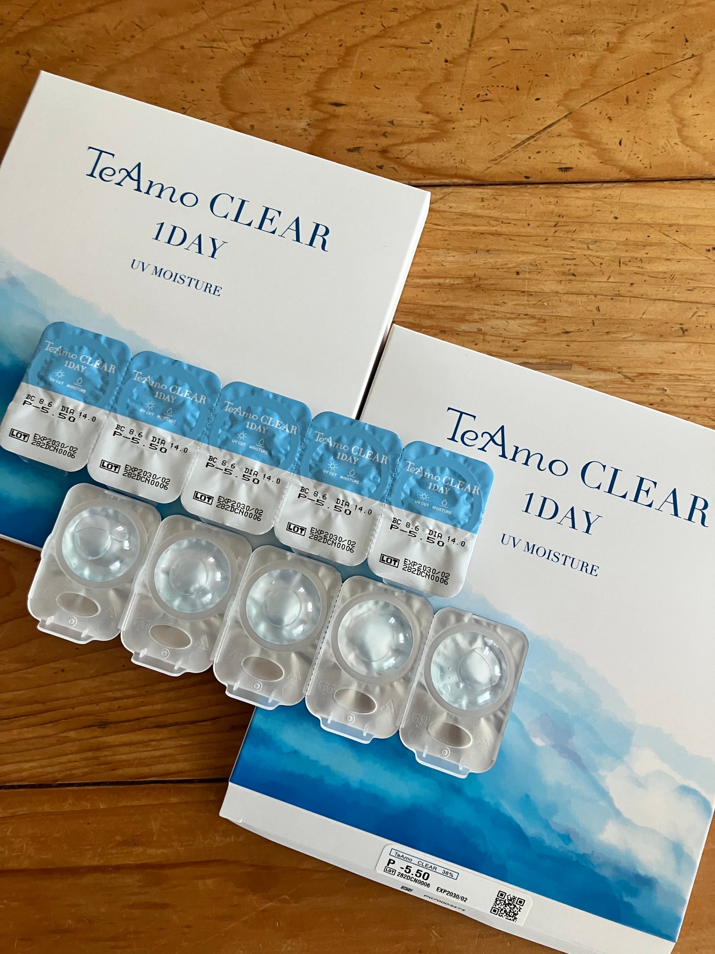 クリアワンデー/TeAmo/ワンデー(1DAY)カラコンを使ったクチコミ(1枚目)