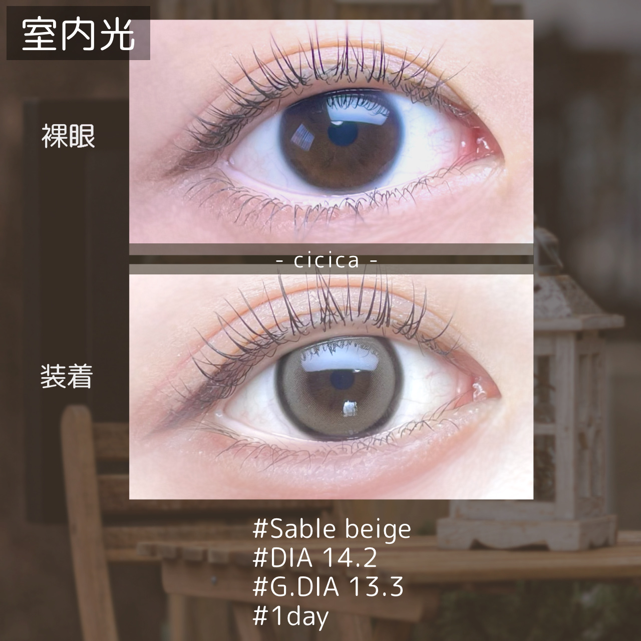 cicica 1day/cicica/ワンデー（１DAY）カラコンを使ったクチコミ（2枚目）
