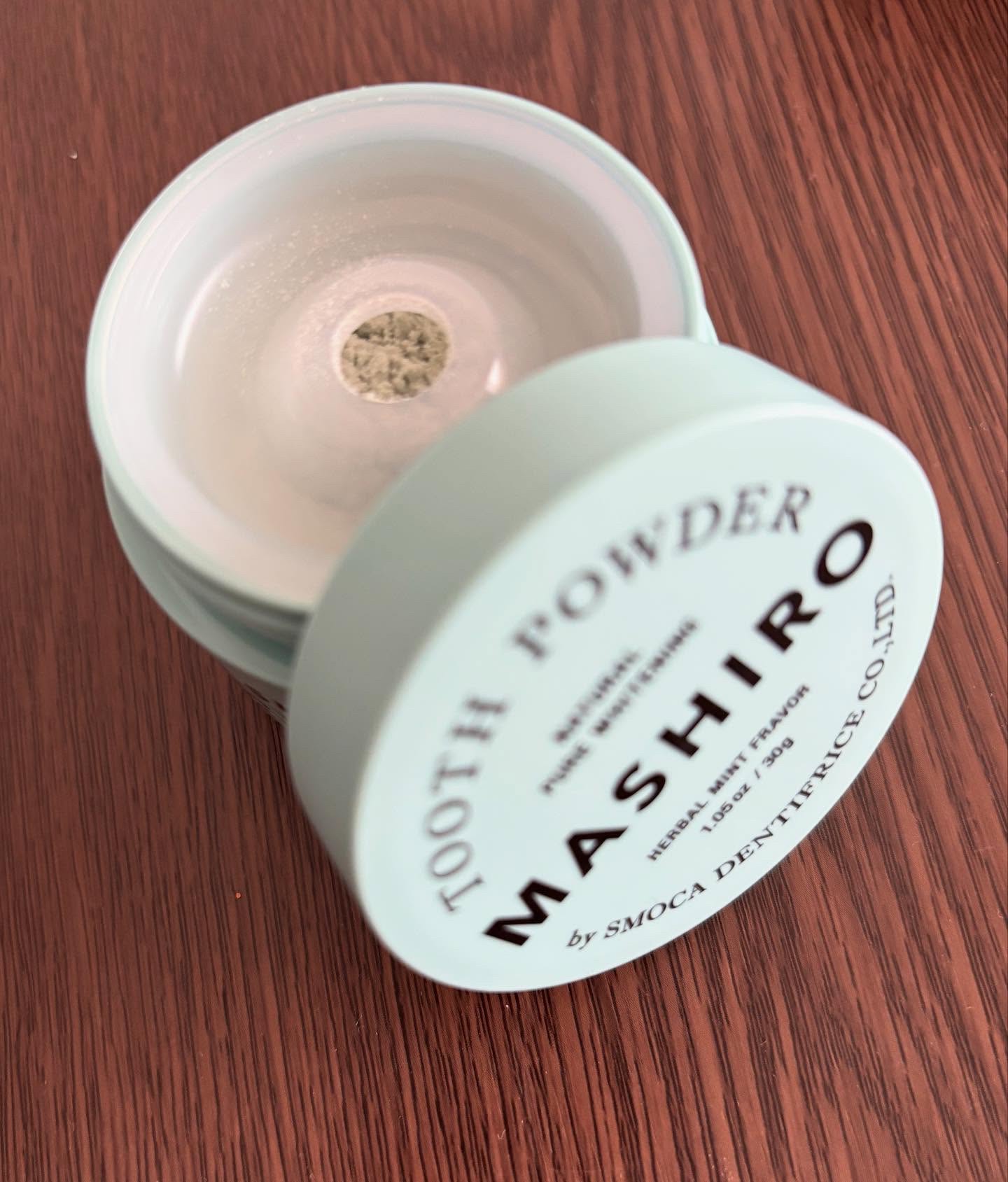 MASHIRO 薬用ホワイトニングパウダー ハーブミント/MASHIRO/歯磨き粉を使ったクチコミ（2枚目）