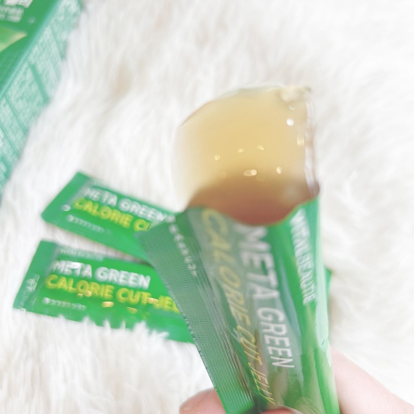 メタグリーン カロリーカットゼリー/VITALBEAUTIE/ボディサプリメントを使ったクチコミ(3枚目)