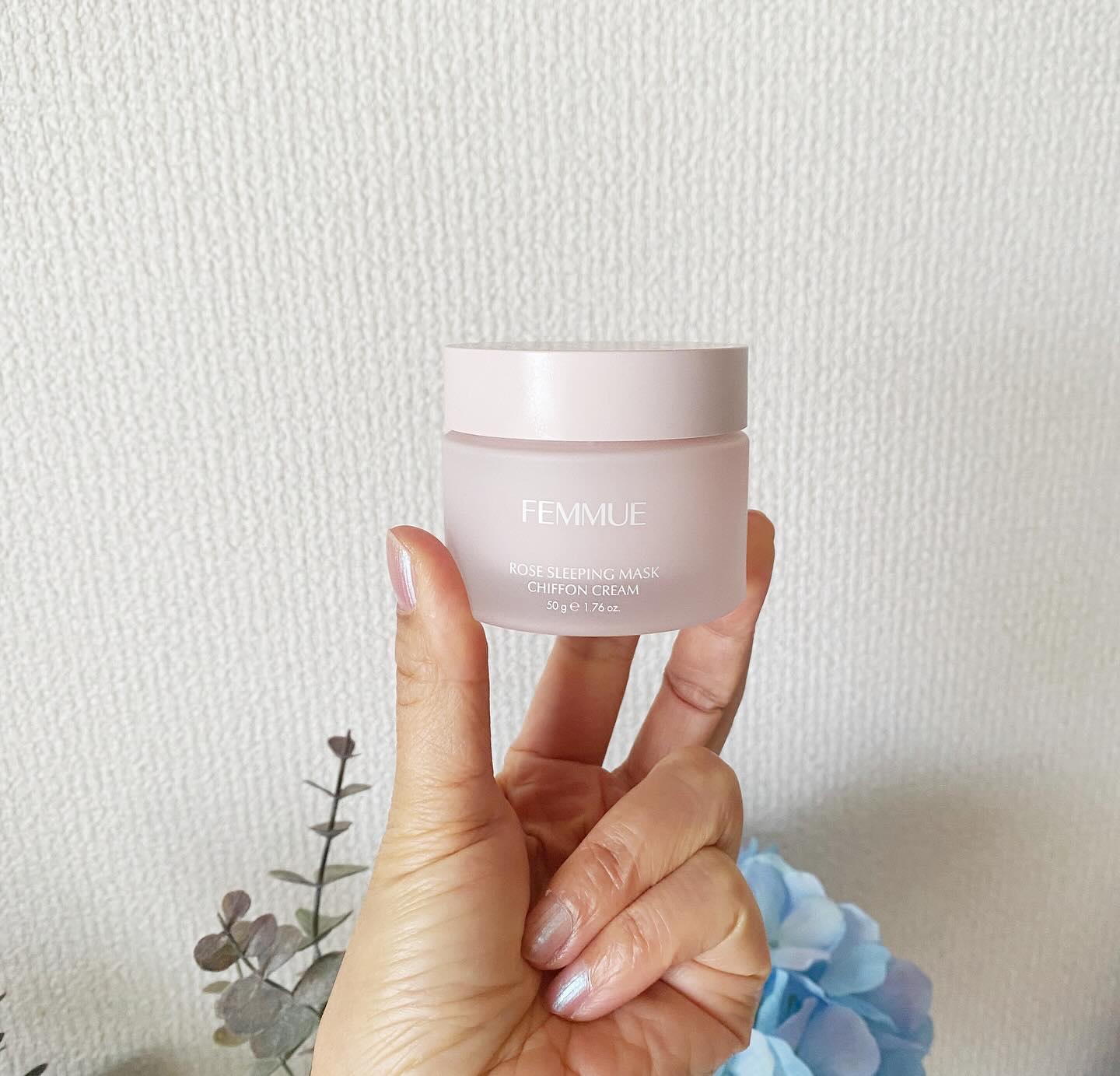 ローズウォーター スリーピングマスク/FEMMUE/フェイスクリームを使ったクチコミ（1枚目）