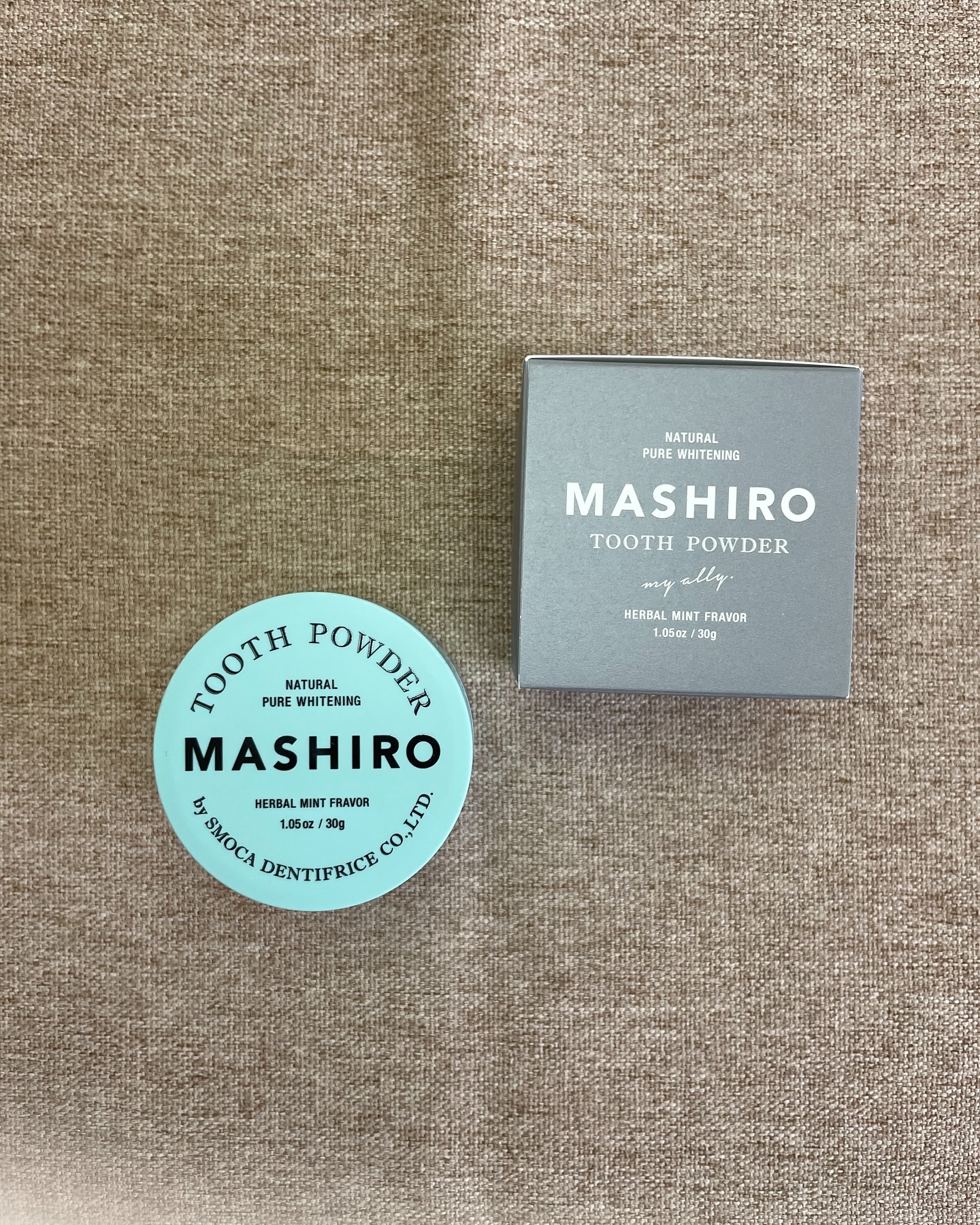 MASHIRO 薬用ホワイトニングパウダー ハーブミント/MASHIRO/歯磨き粉を使ったクチコミ（1枚目）