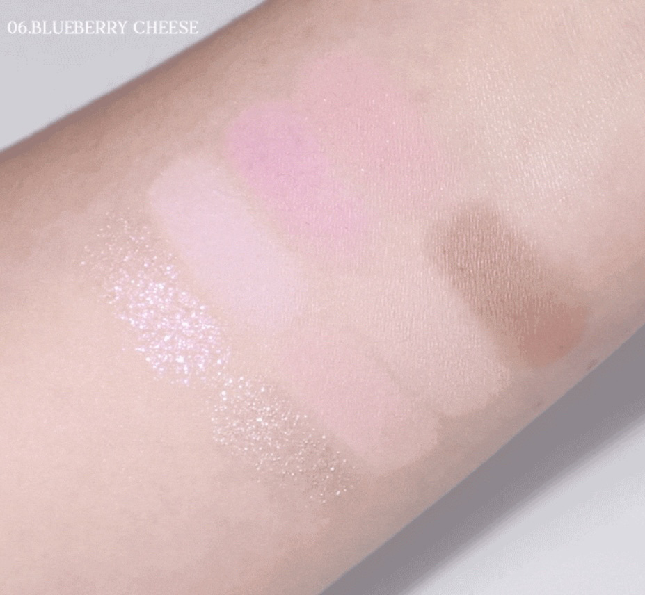 ビーマイスウィートデザートハウスパレット 06 Blueberry Cheese/Milk Touch/アイシャドウパレットを使ったクチコミ（2枚目）