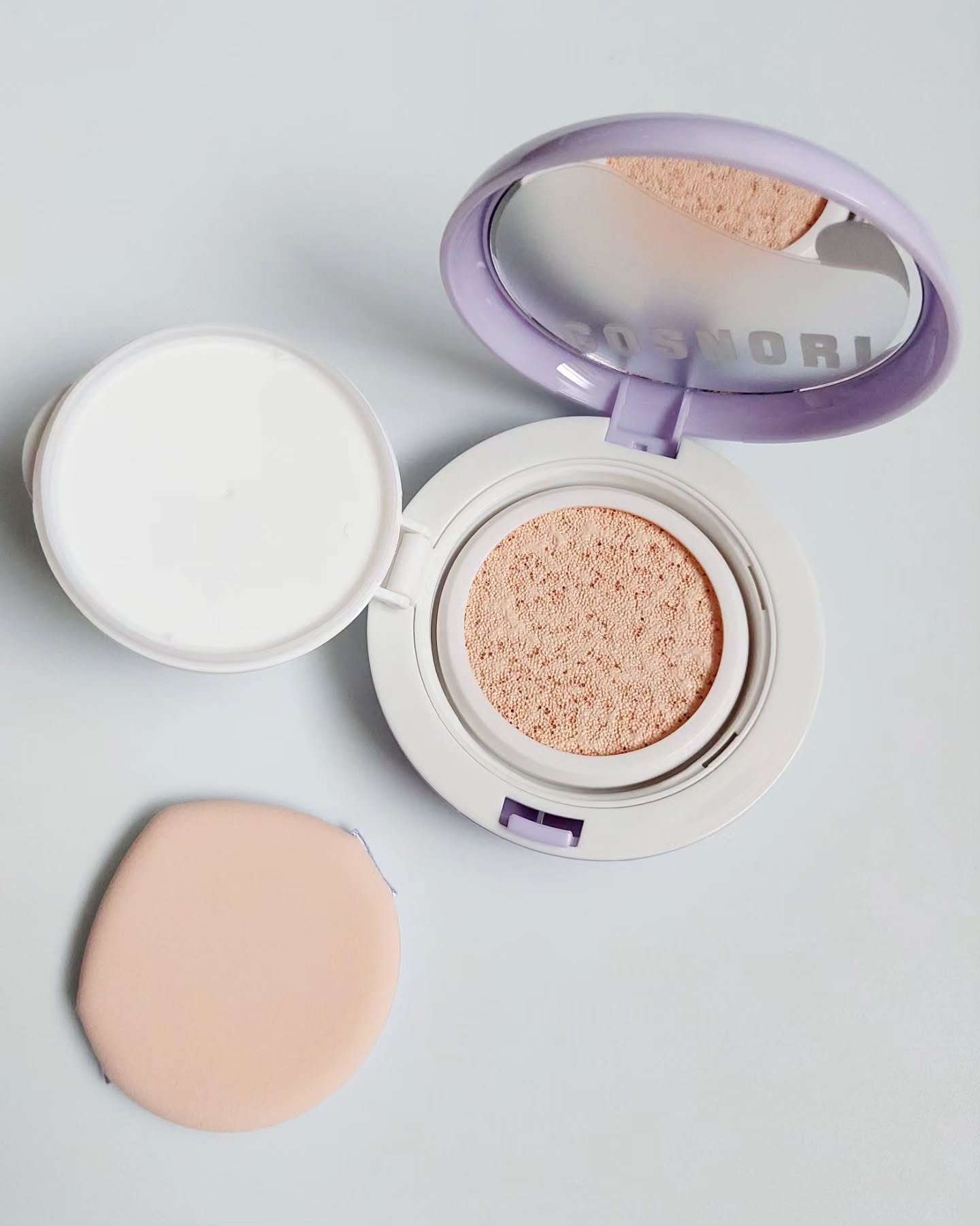 パンテノールバリアクッション 0.5 ロージーフェア/COSNORI/クッションファンデーションを使ったクチコミ（3枚目）