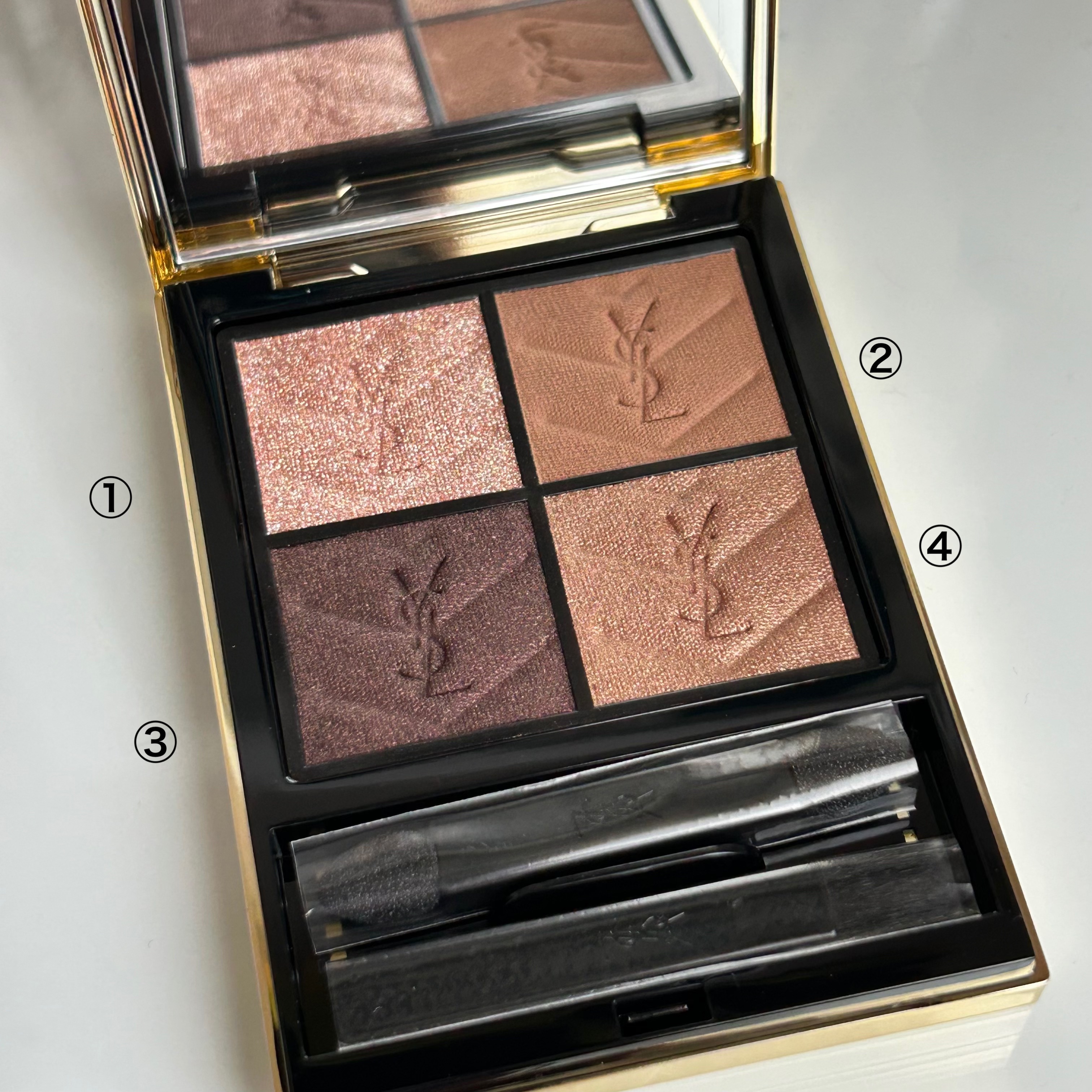 クチュール ミニ クラッチ #710​ オーバー ブラン​ / YVES SAINT