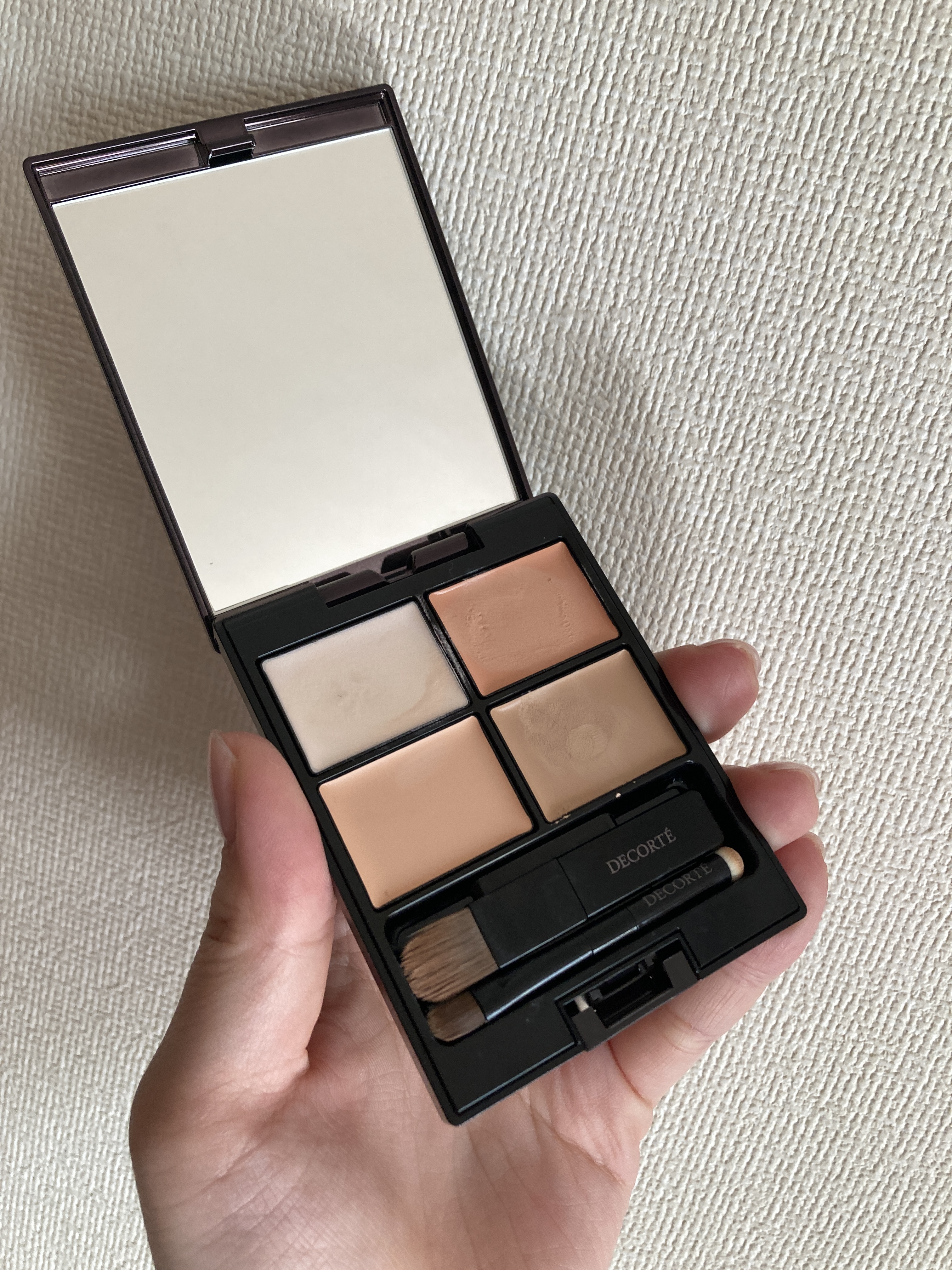 トーンパーフェクティング パレット/DECORTÉ/パレットコンシーラーを使ったクチコミ（2枚目）