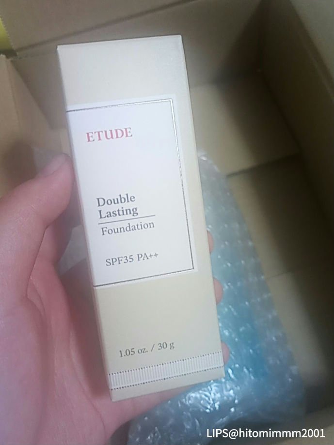 ダブルラスティング ファンデーション/ETUDE/リキッドファンデーションを使ったクチコミ（2枚目）