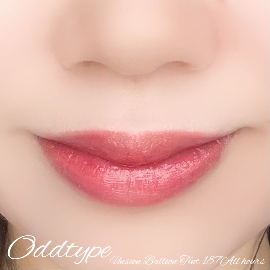 アンシーンバルーンティント/Oddtype/リップティントを使ったクチコミ(4枚目)