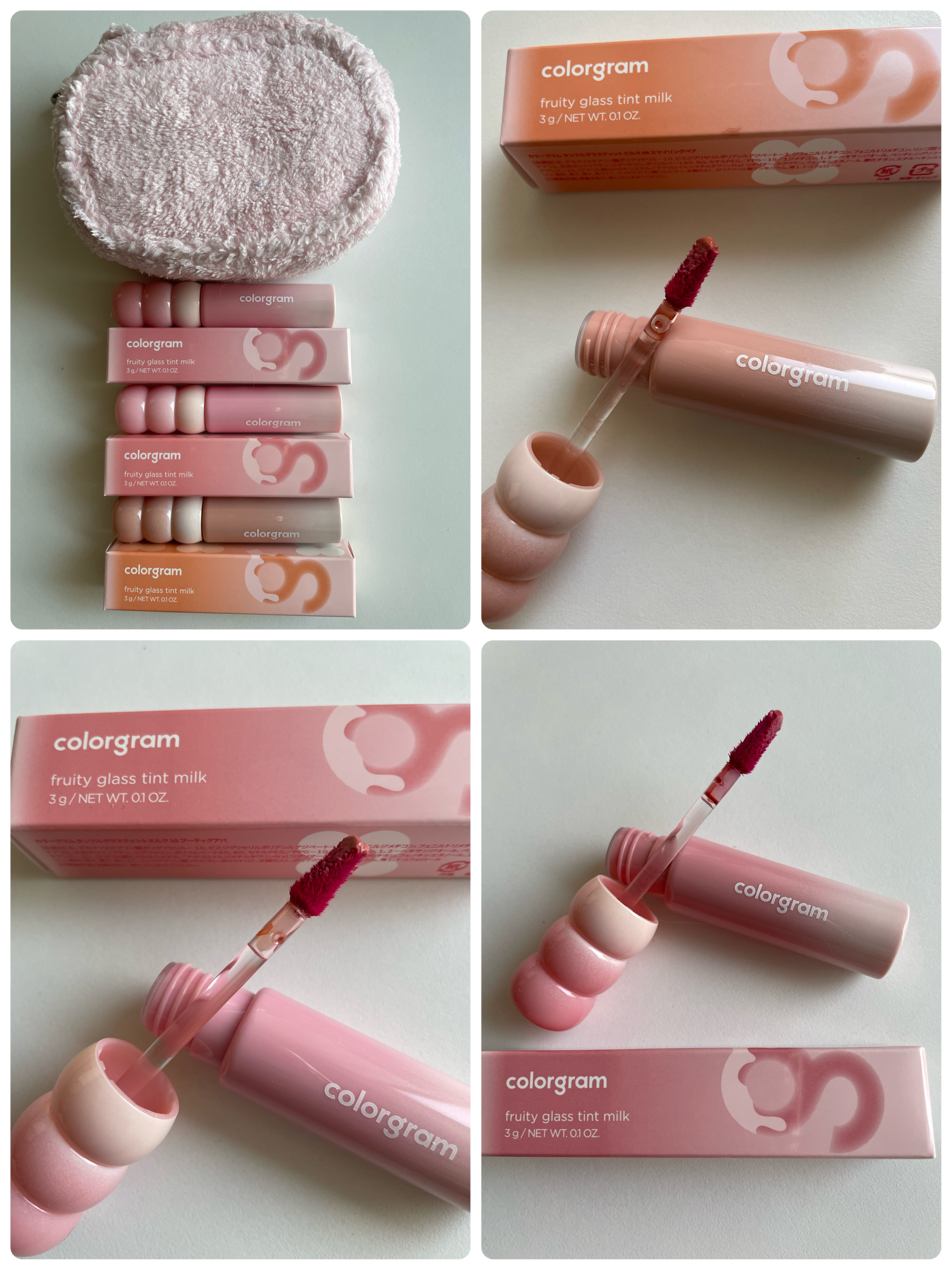 カラーグラム タンフルグラスティントミルク/Colorgram/リップティントを使ったクチコミ（1枚目）