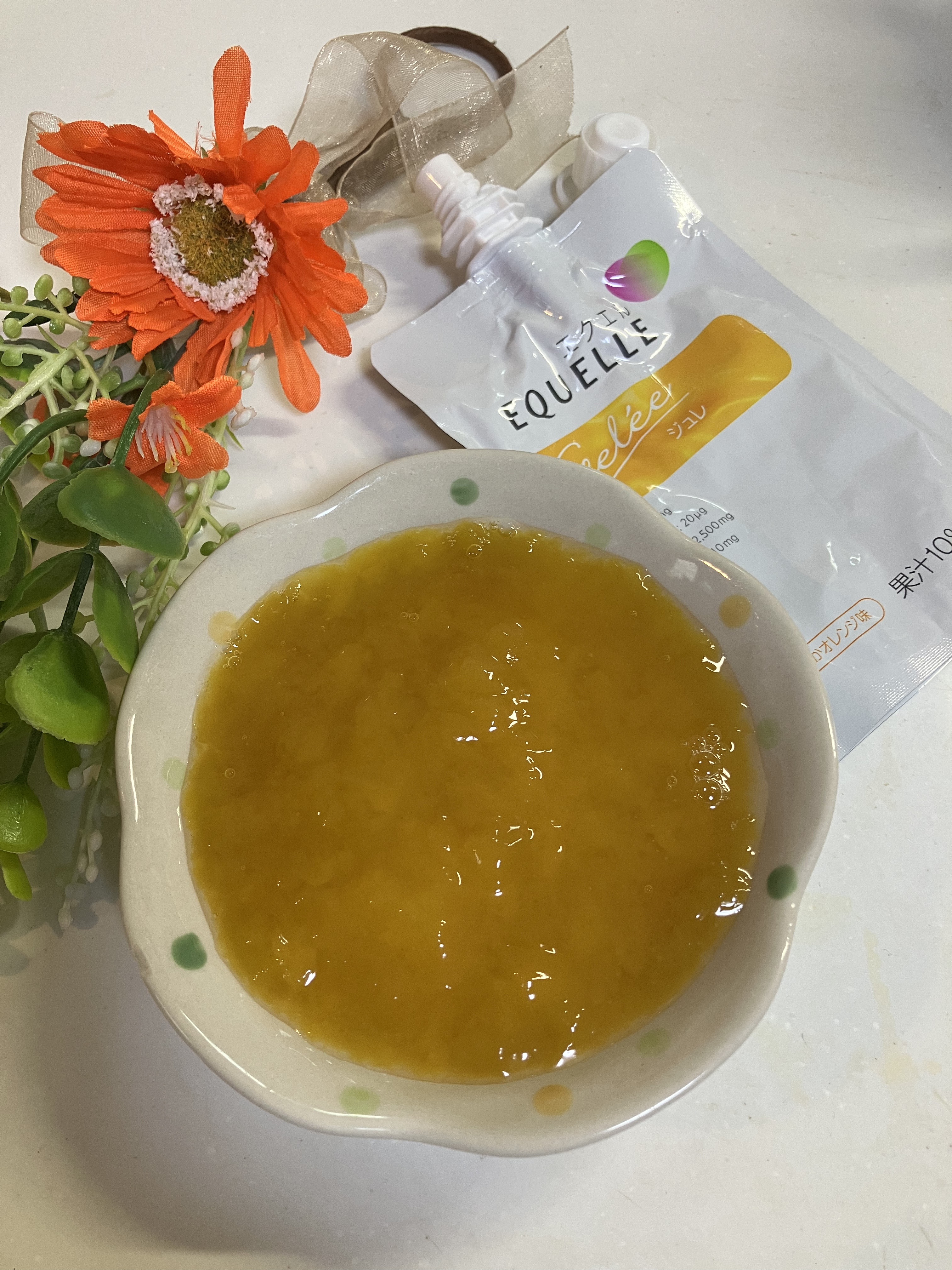 エクエル ジュレ さわやかオレンジ風味/大塚製薬/ゼリー飲料を使ったクチコミ（1枚目）