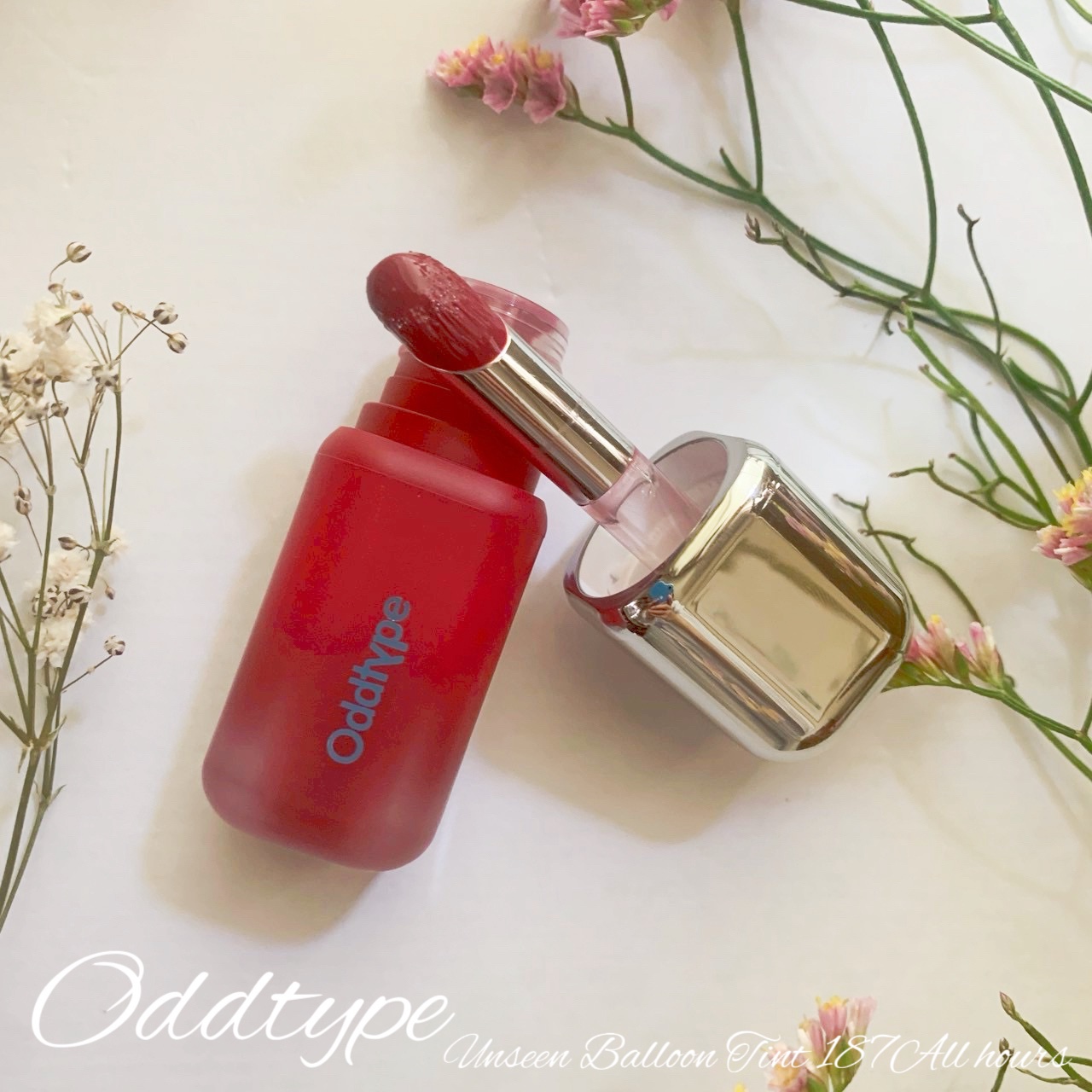 アンシーンバルーンティント/Oddtype/リップティントを使ったクチコミ（2枚目）