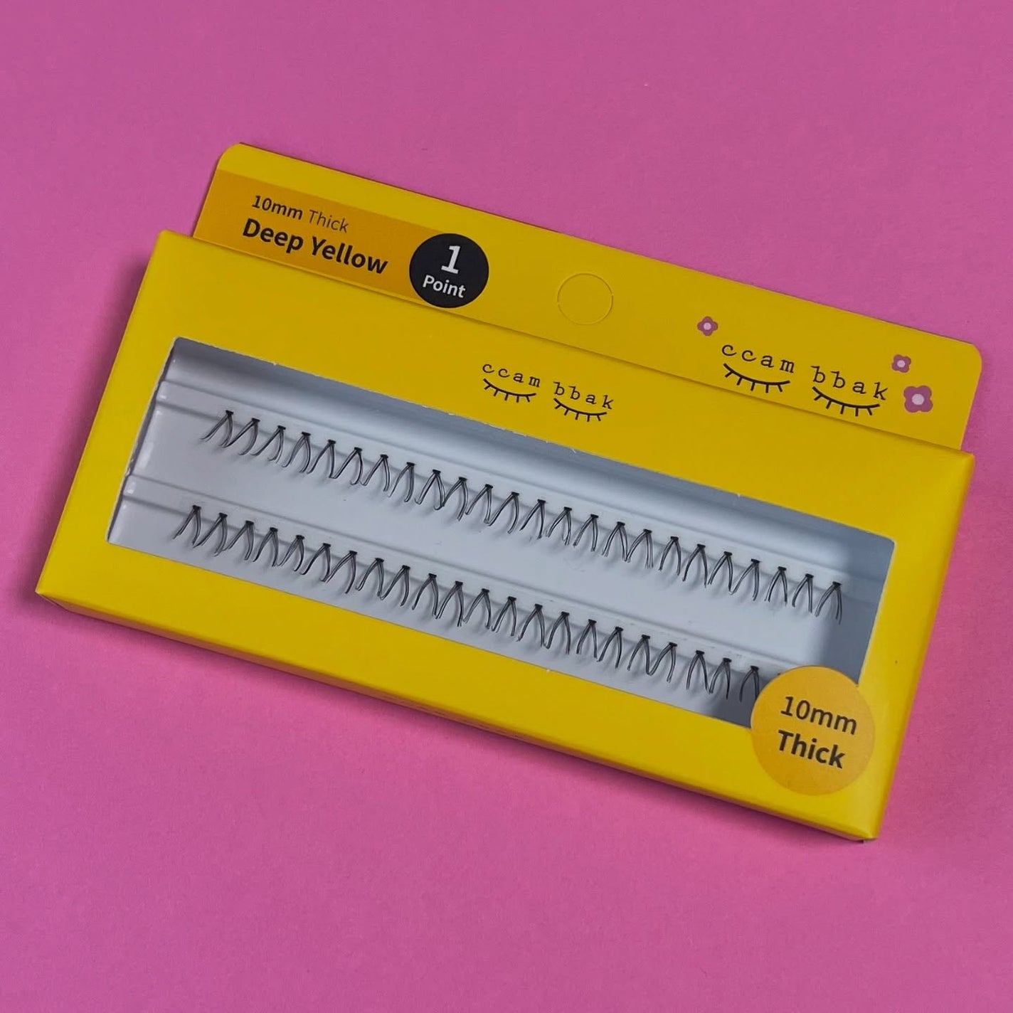 eyelash 10mm deep yellow/CCAM BBAK/つけまつげを使ったクチコミ(5枚目)