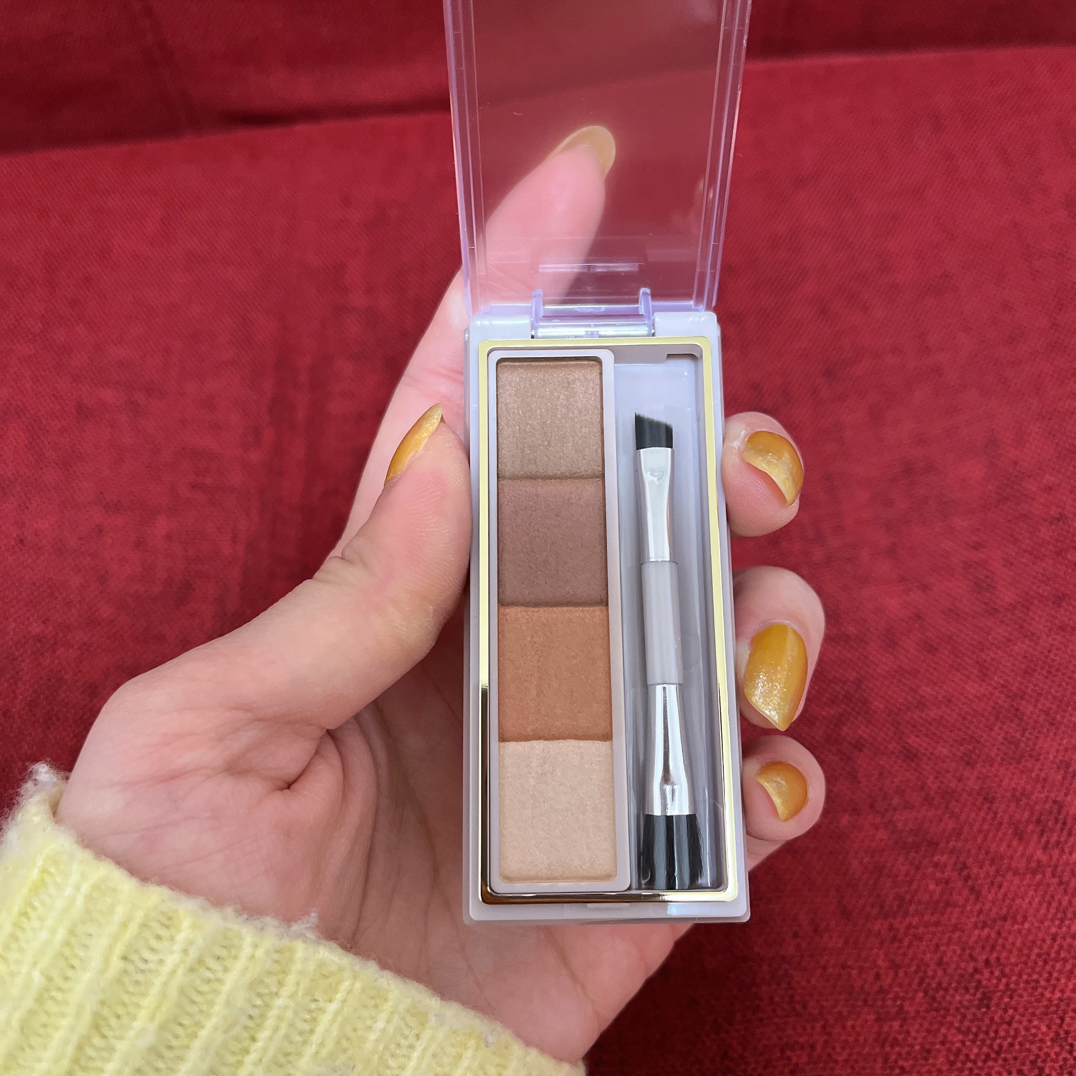 カラーエディットパウダーブロウ/excel/パウダーアイブロウを使ったクチコミ（3枚目）