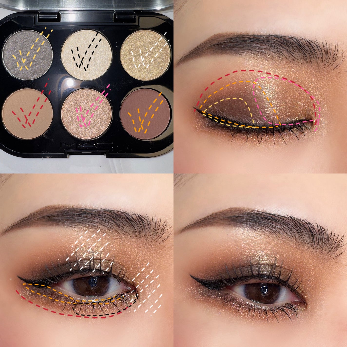 コネクト イン カラー アイシャドウ パレット × 6/M・A・C/アイシャドウパレットを使ったクチコミ(5枚目)