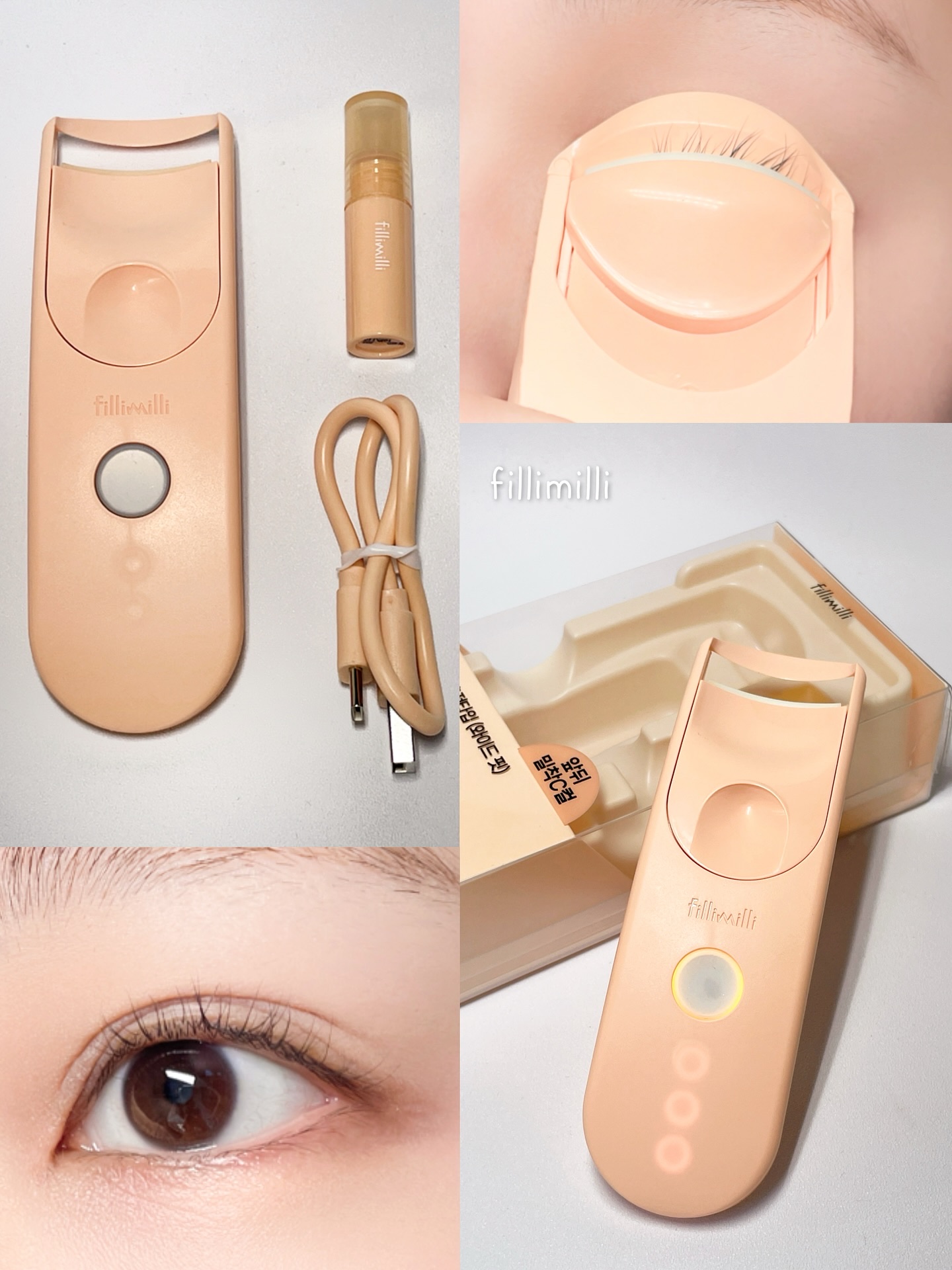 Heating eyelash curler/fillimilli/ホットビューラーを使ったクチコミ（3枚目）